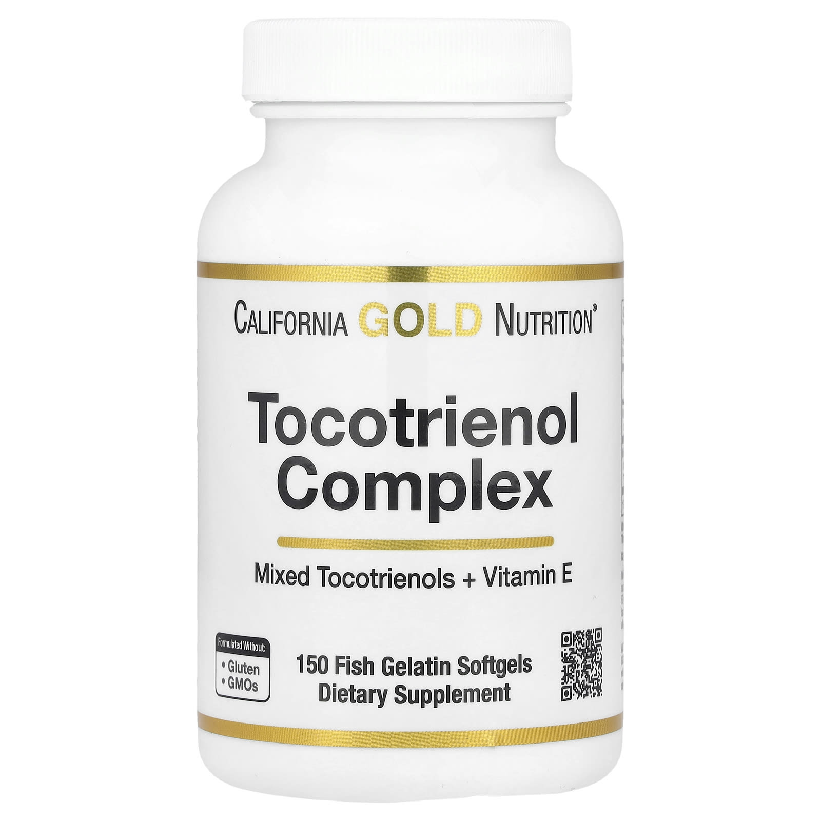 California Gold Nutrition Tocotrienol Complex with Vitamin E, 150 Fish Gelatin Softgels — Tunisie