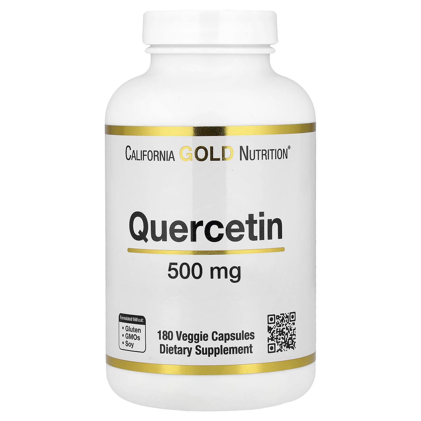 California Gold Nutrition Quercetin – 180 gélules végétales — Tunisie