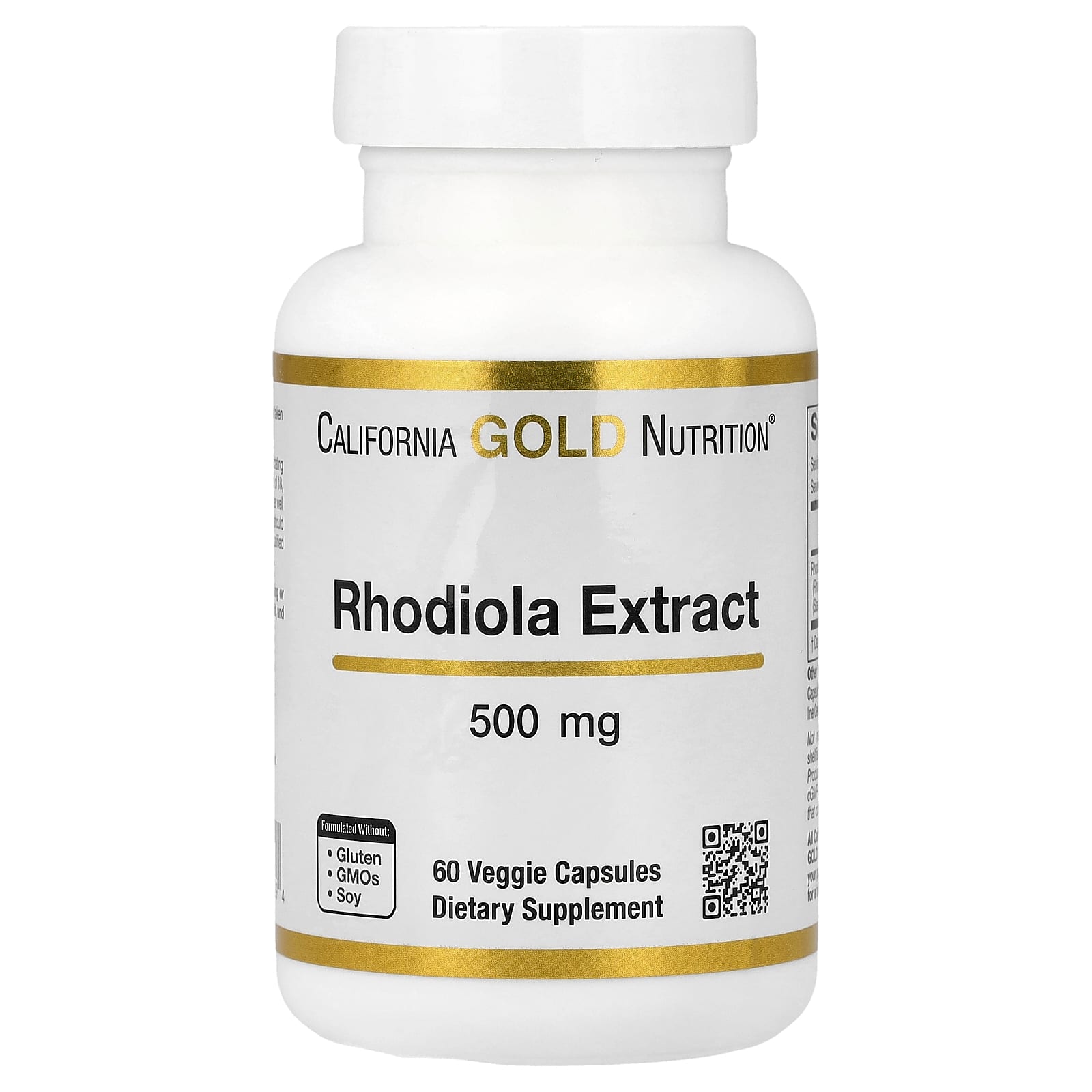 California Gold Nutrition Rhodiola Extract – 60 gélules végétales — Tunisie