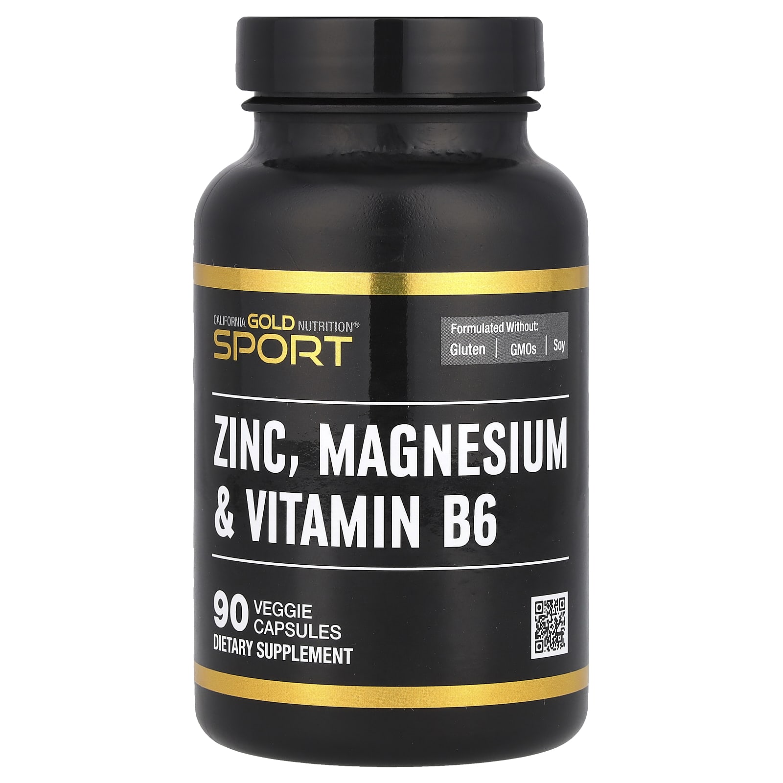 California Gold Nutrition Sport, Zinc, Magnesium – 90 gélules végétales — Tunisie