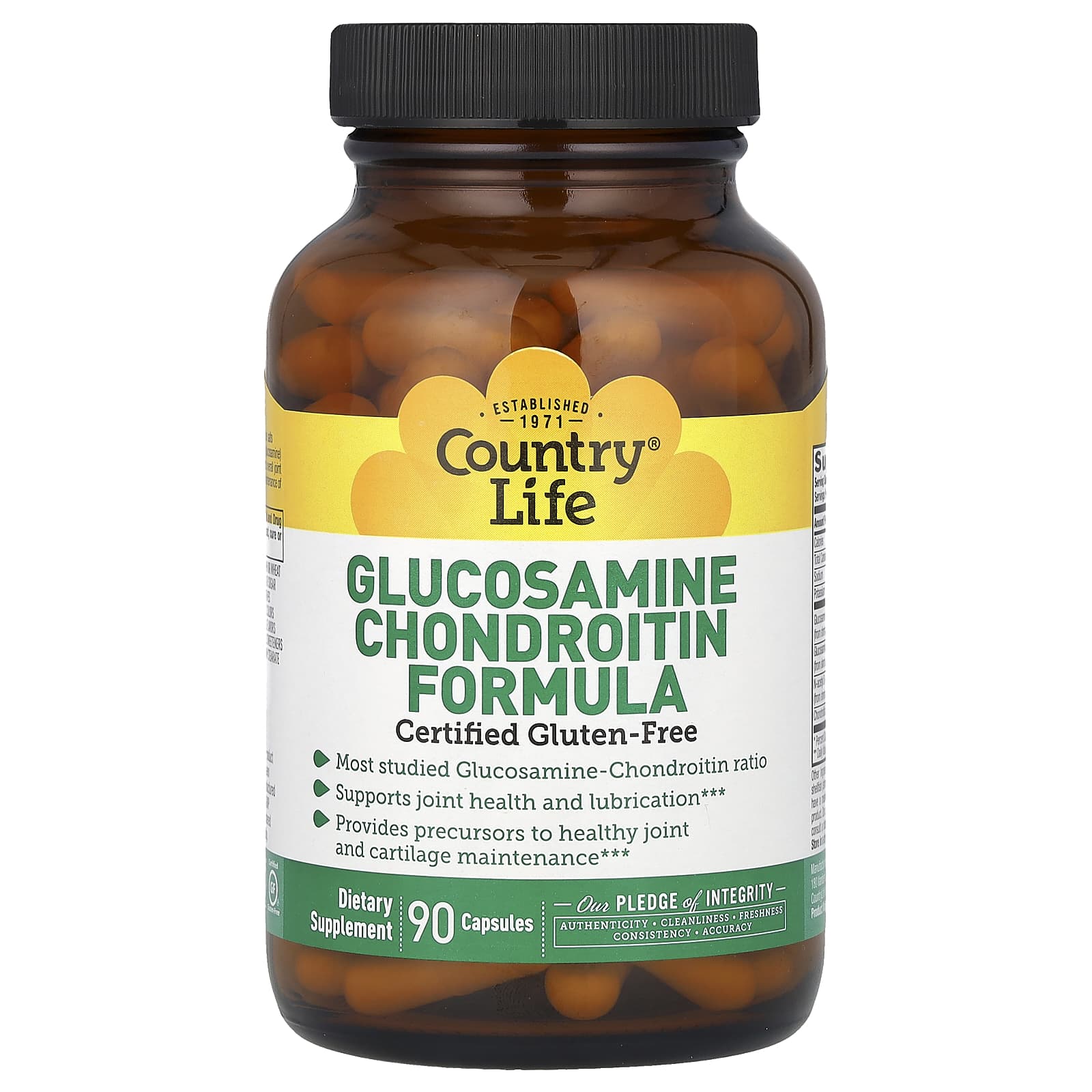 Country Life Glucosamine Chondroitin Formula – 90 gélules — Tunisie