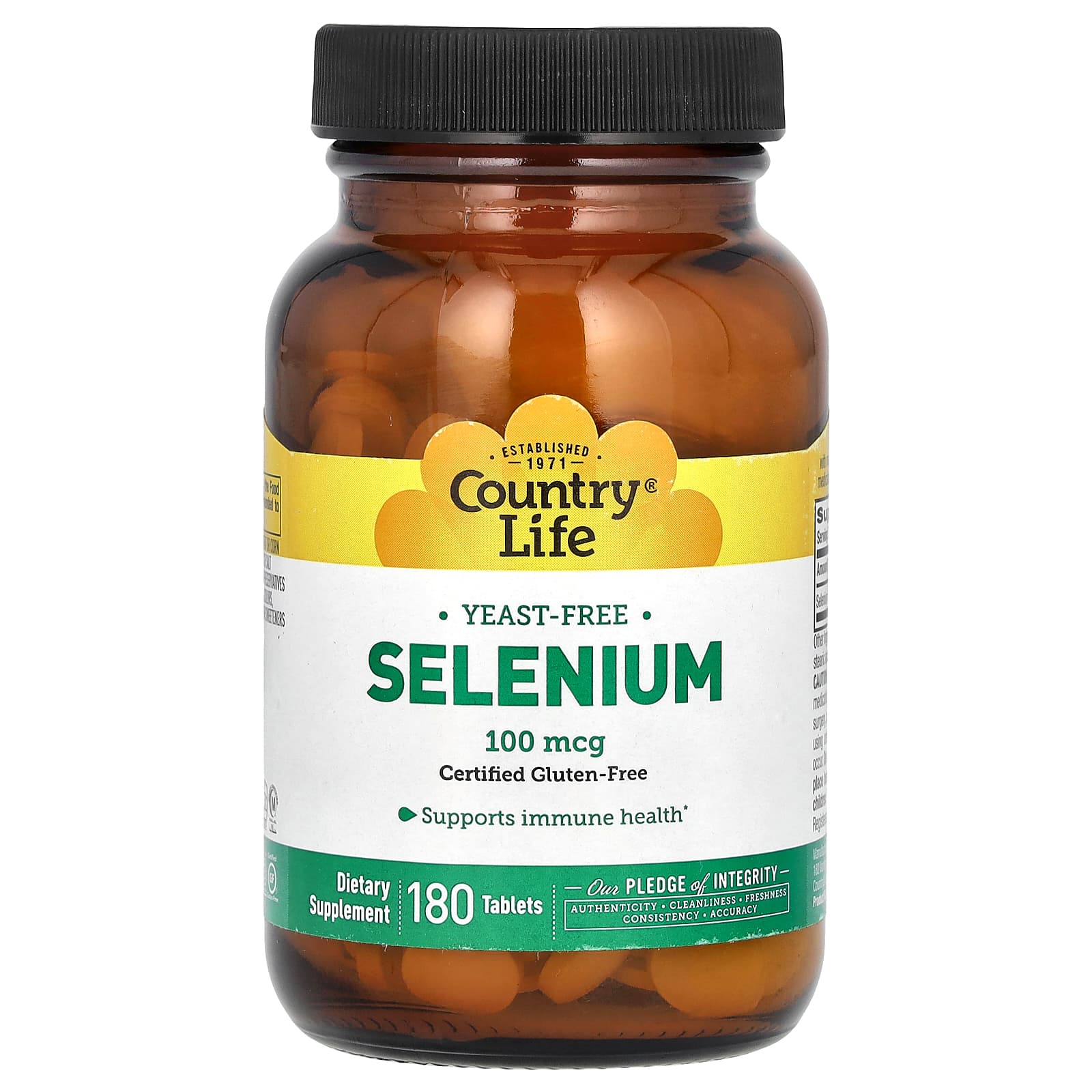 Country Life Selenium – 180 comprimés — Tunisie