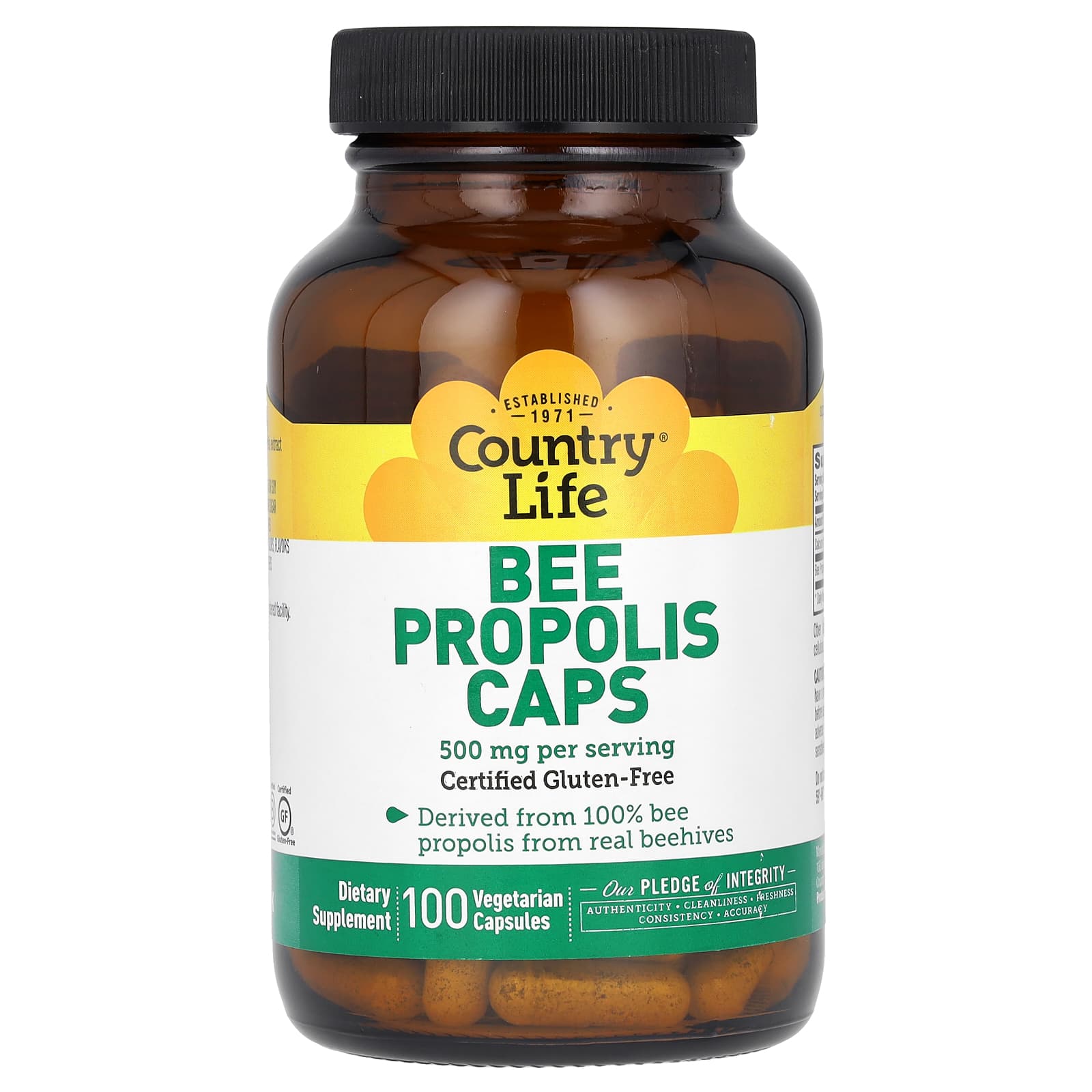 Country Life Bee Propolis Caps – 100 gélules végétales — Tunisie