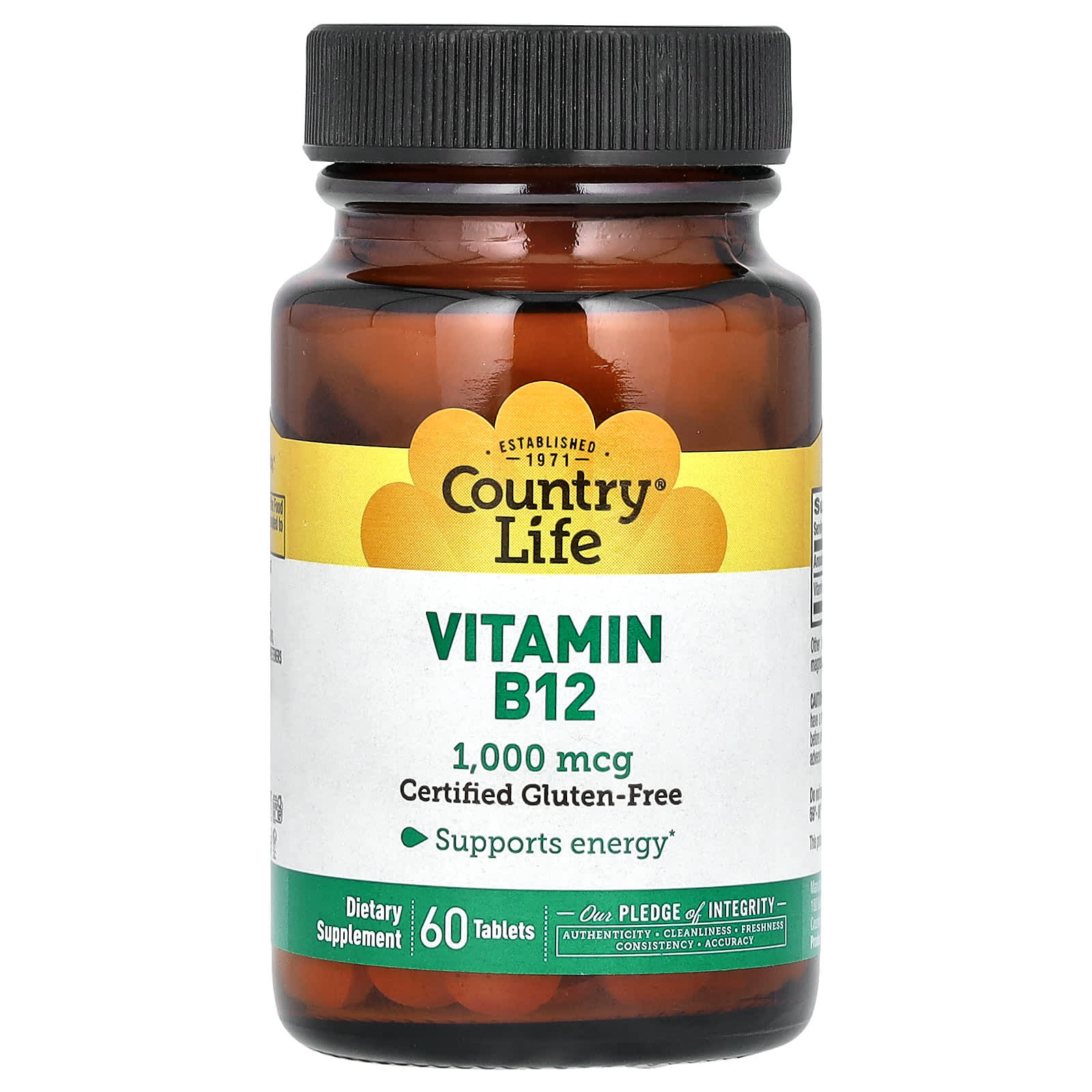 Country Life Vitamin B12 – 60 comprimés — Tunisie