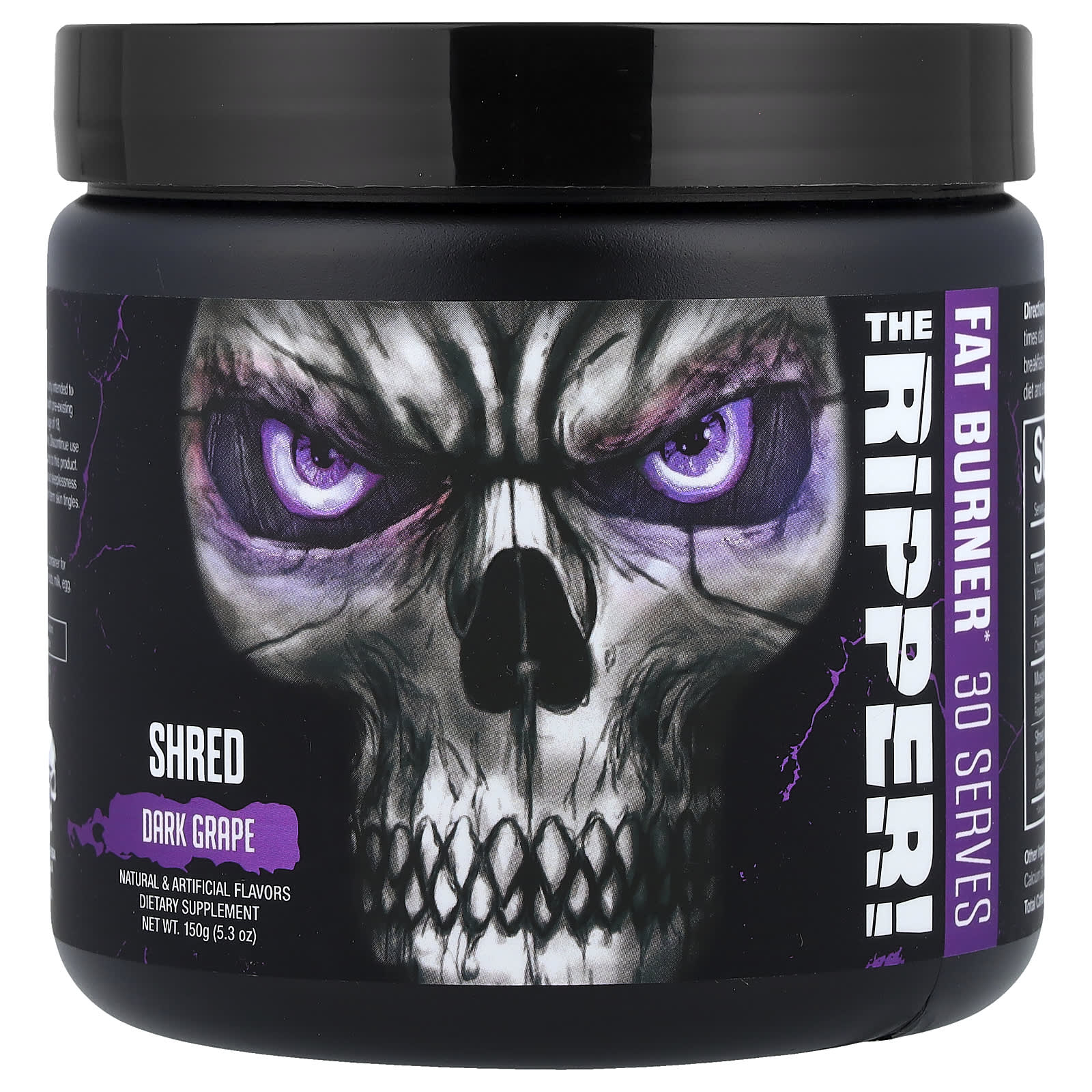 JNX Sports The Ripper! Fat Burner – Dark Grape – 150 g — Tunisie