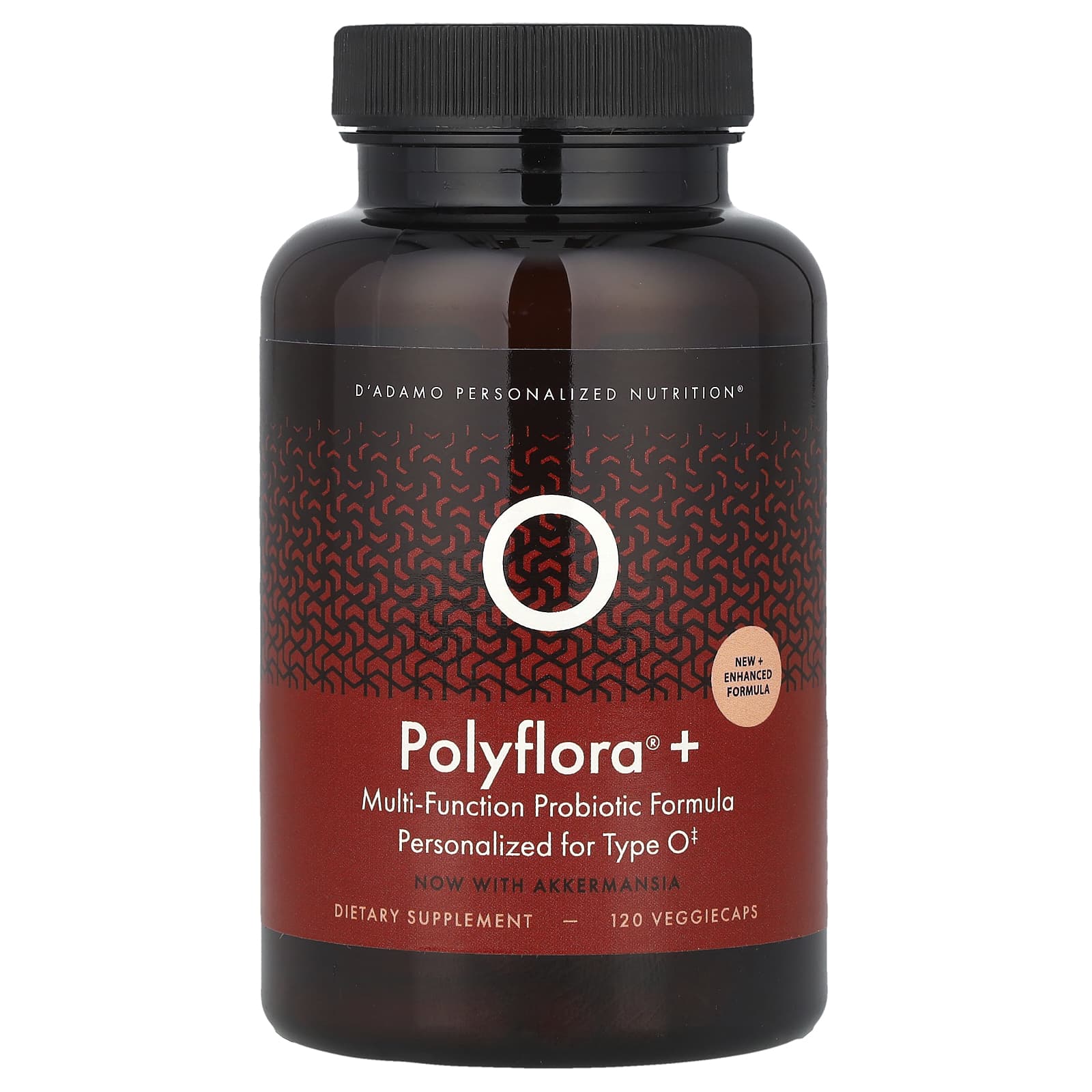 D'adamo Polyflora + O, Multi-Function Probiotic Formula, 120 VeggieCaps — Tunisie