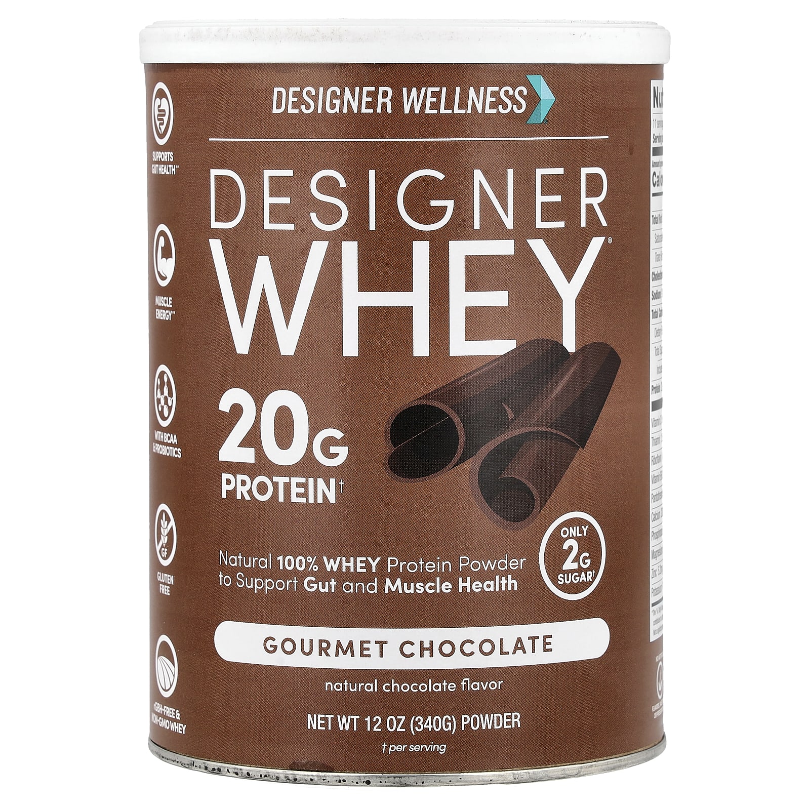 Designer Wellness Designer Whey – Gourmet Chocolate – 340 g — Tunisie