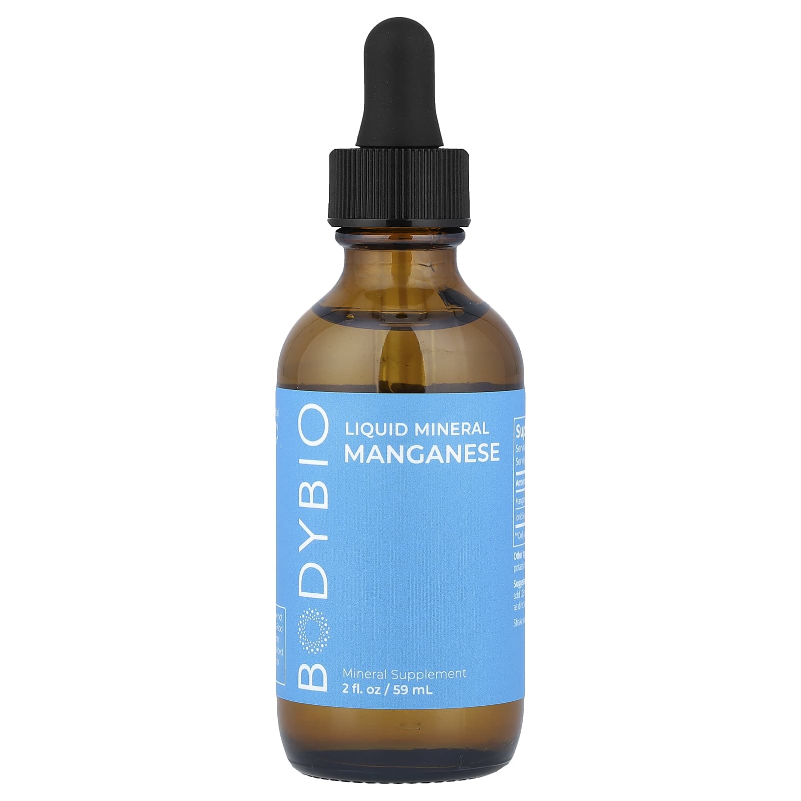 BodyBio Liquid Mineral Manganese – 59 ml — Tunisie