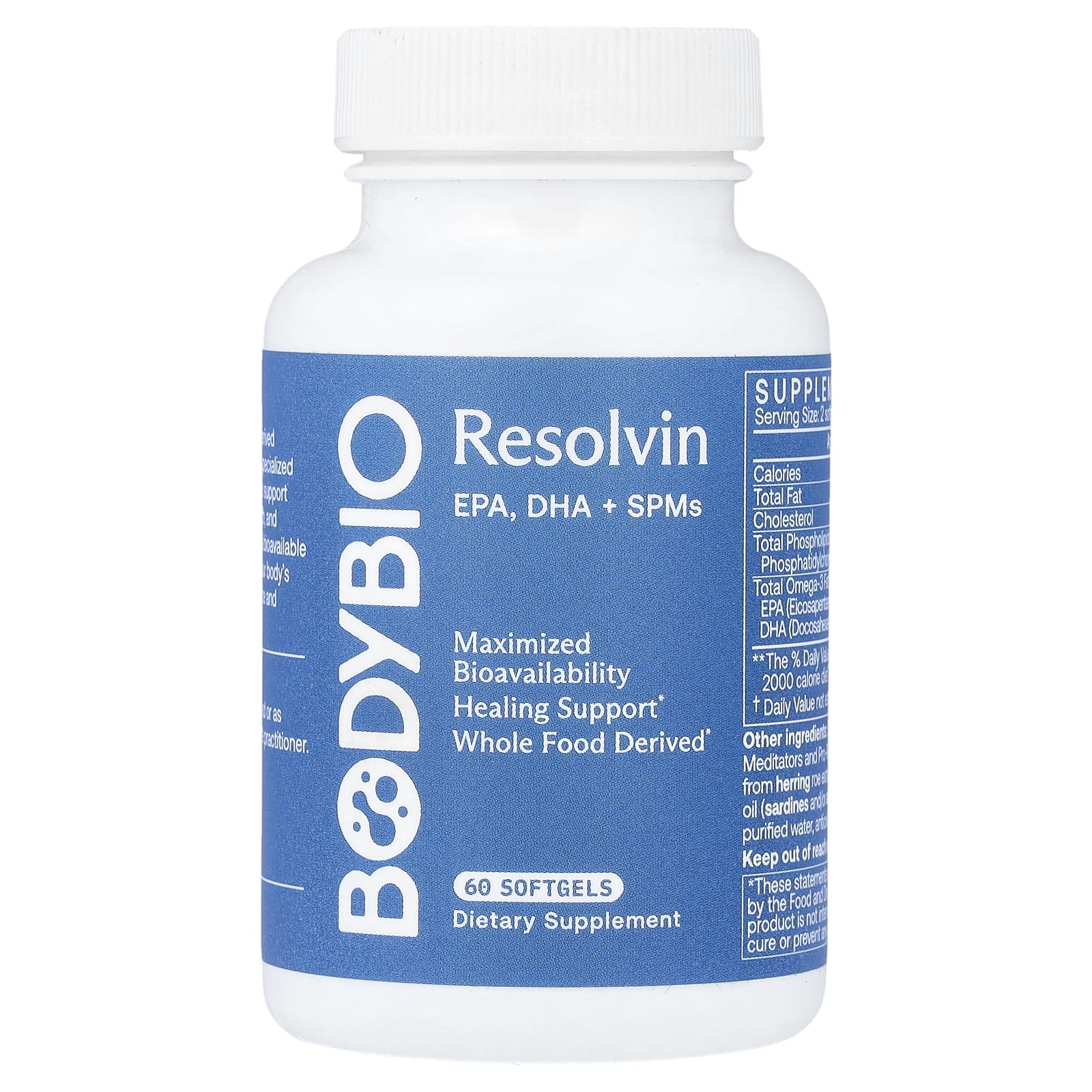 BodyBio Resolvin, EPA, DHA + SPMs – 60 capsules molles — Tunisie