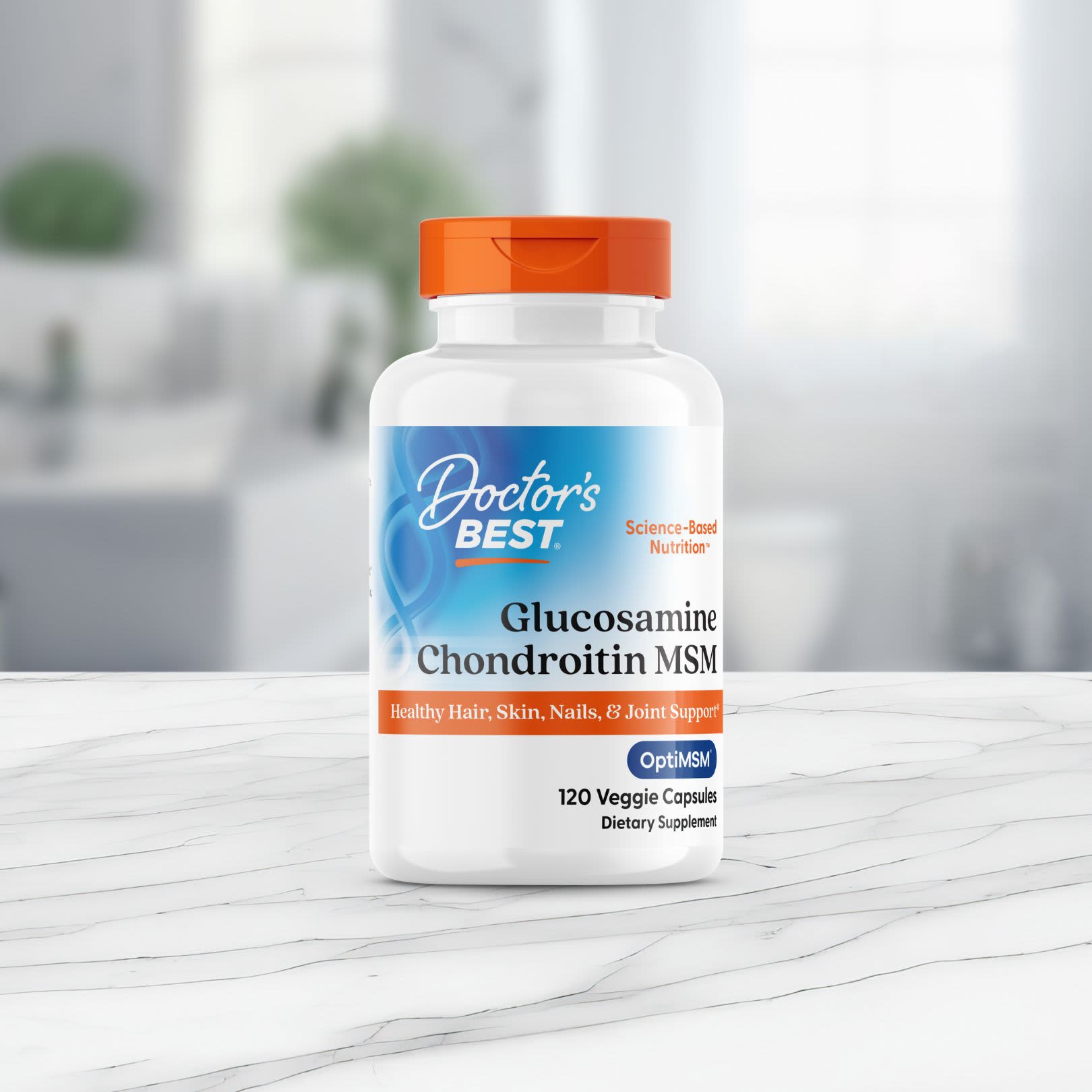 Doctor's Best Glucosamine Chondroitin MSM – 120 gélules végétales — étiquette 7
