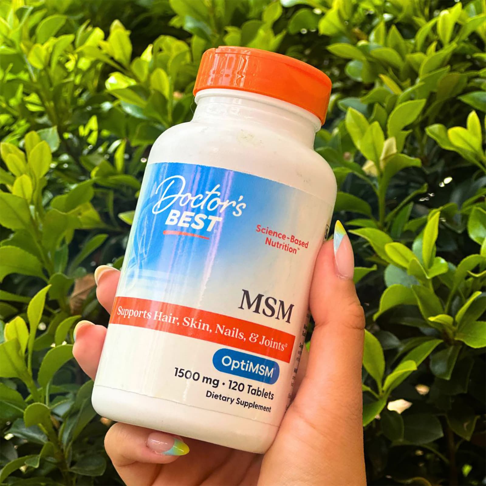 Doctor's Best MSM with OptiMSM – 120 comprimés — étiquette 8