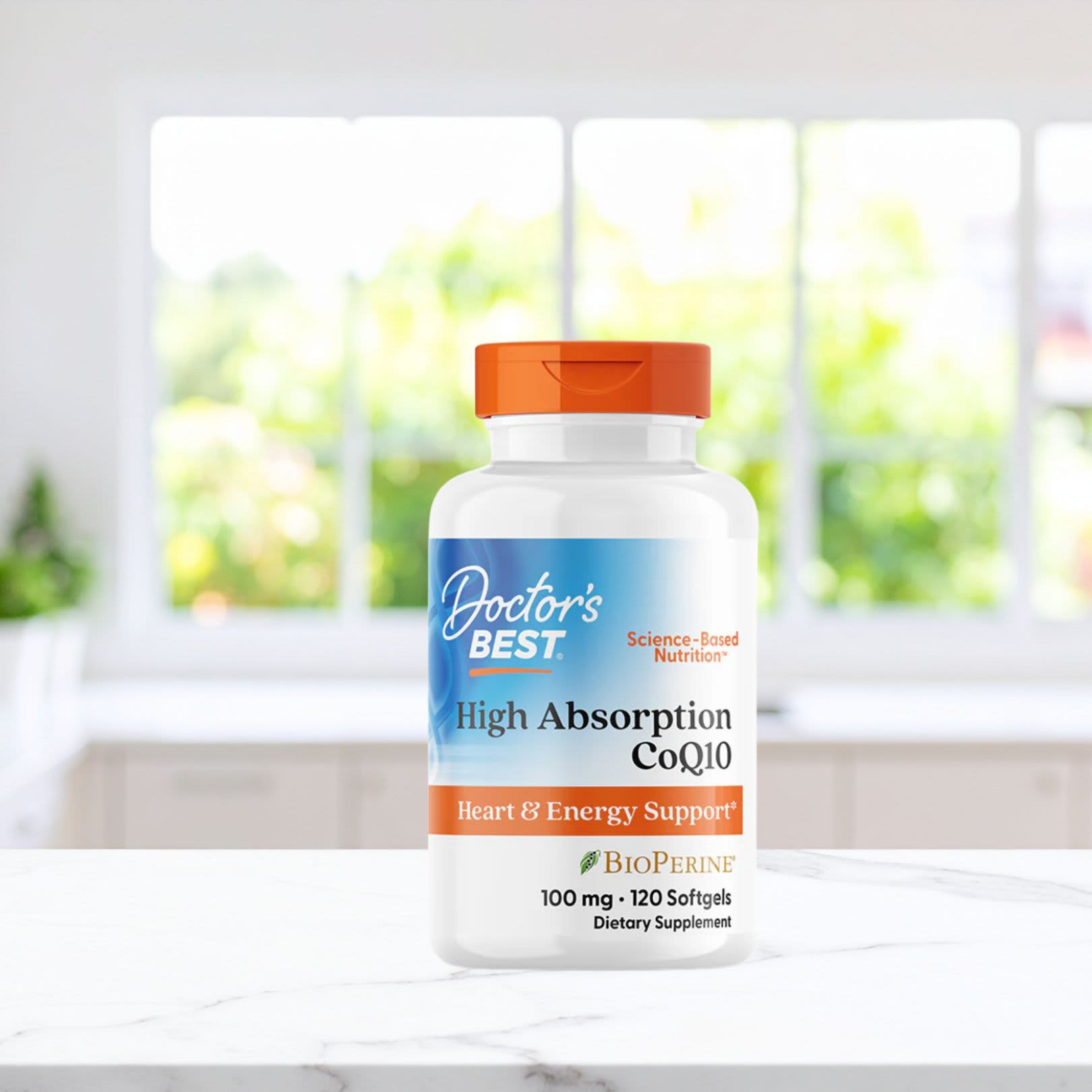 Doctor's Best High Absorption CoQ10 – 120 capsules molles — étiquette 8