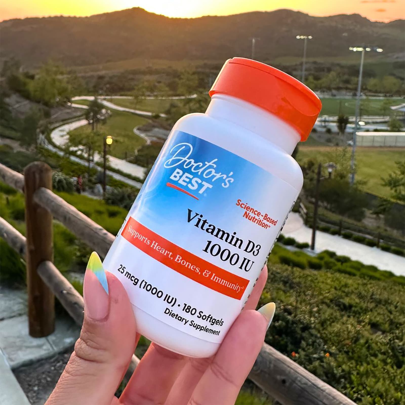 Doctor's Best Vitamin D3 – 25 µg – 180 capsules molles — étiquette 7