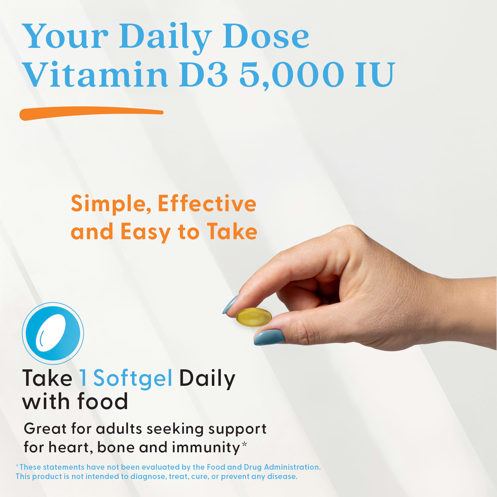 Doctor's Best Vitamin D3 – 125 µg – 180 capsules molles — étiquette 5