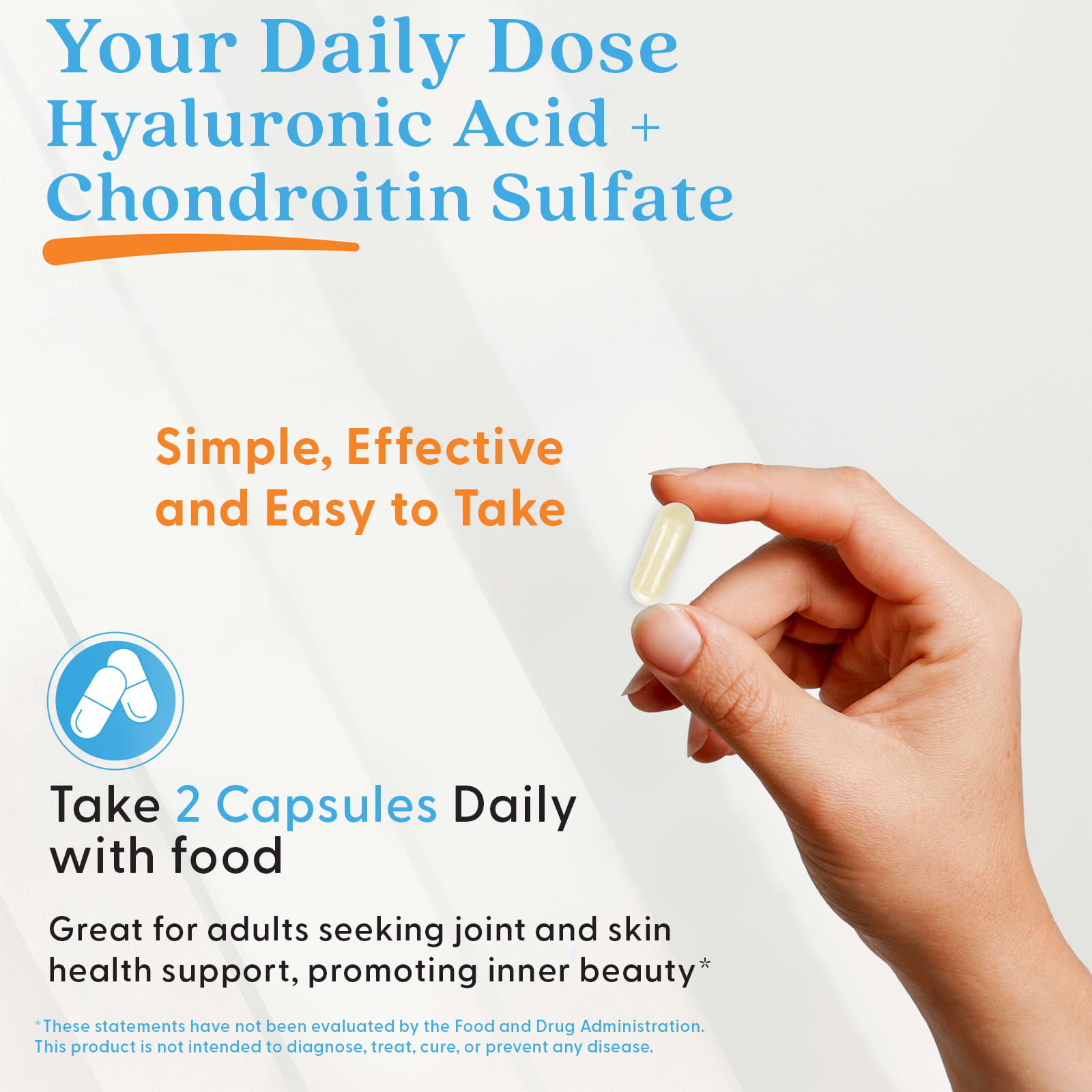 Doctor's Best Hyaluronic Acid + Chondroitin Sulfate – 180 gélules végétales — étiquette 5