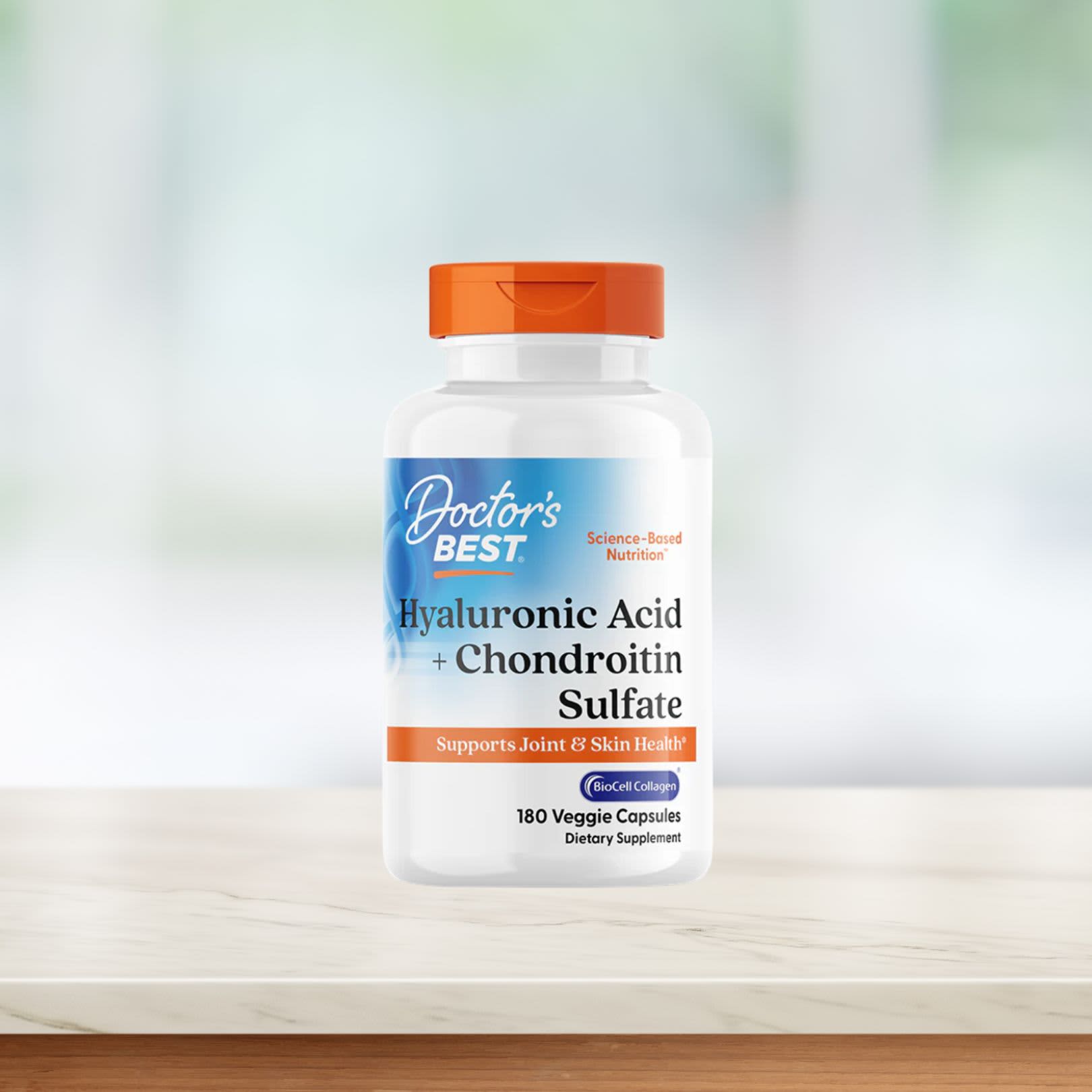 Doctor's Best Hyaluronic Acid + Chondroitin Sulfate – 180 gélules végétales — étiquette 7