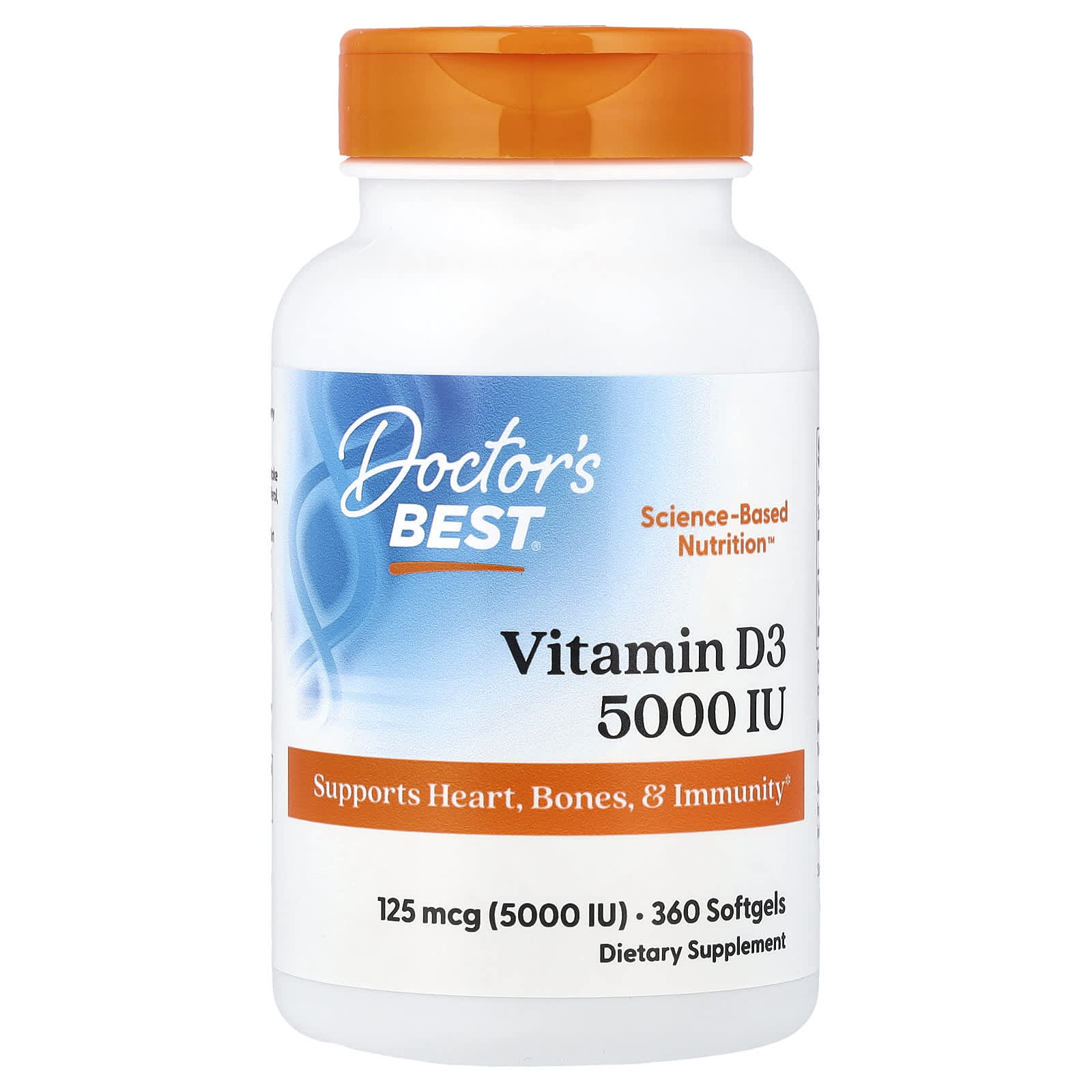 Doctor's Best Vitamin D3 – 360 capsules molles — Tunisie