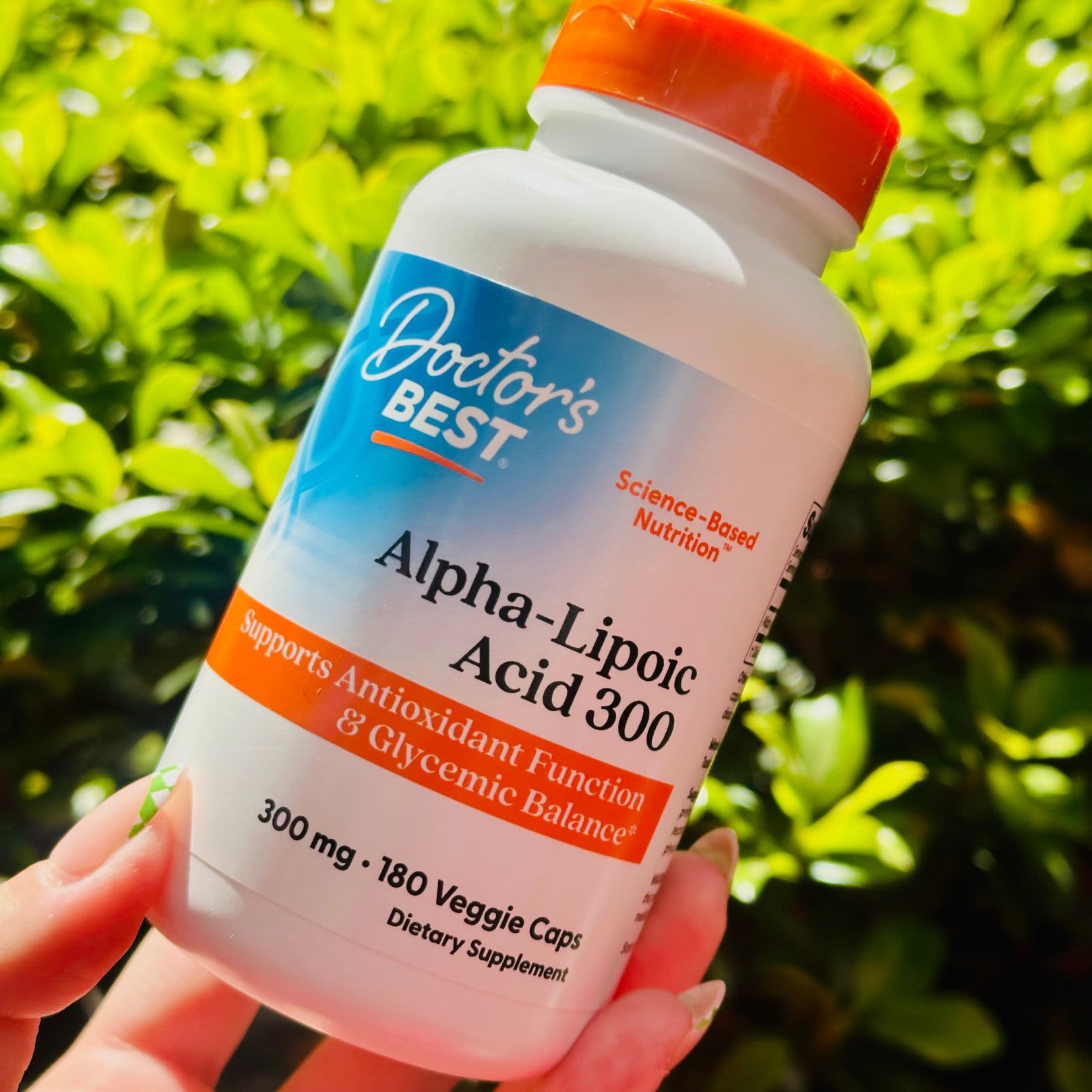 Doctor's Best Alpha-Lipoic Acid 300 – 180 gélules végétales — étiquette 7