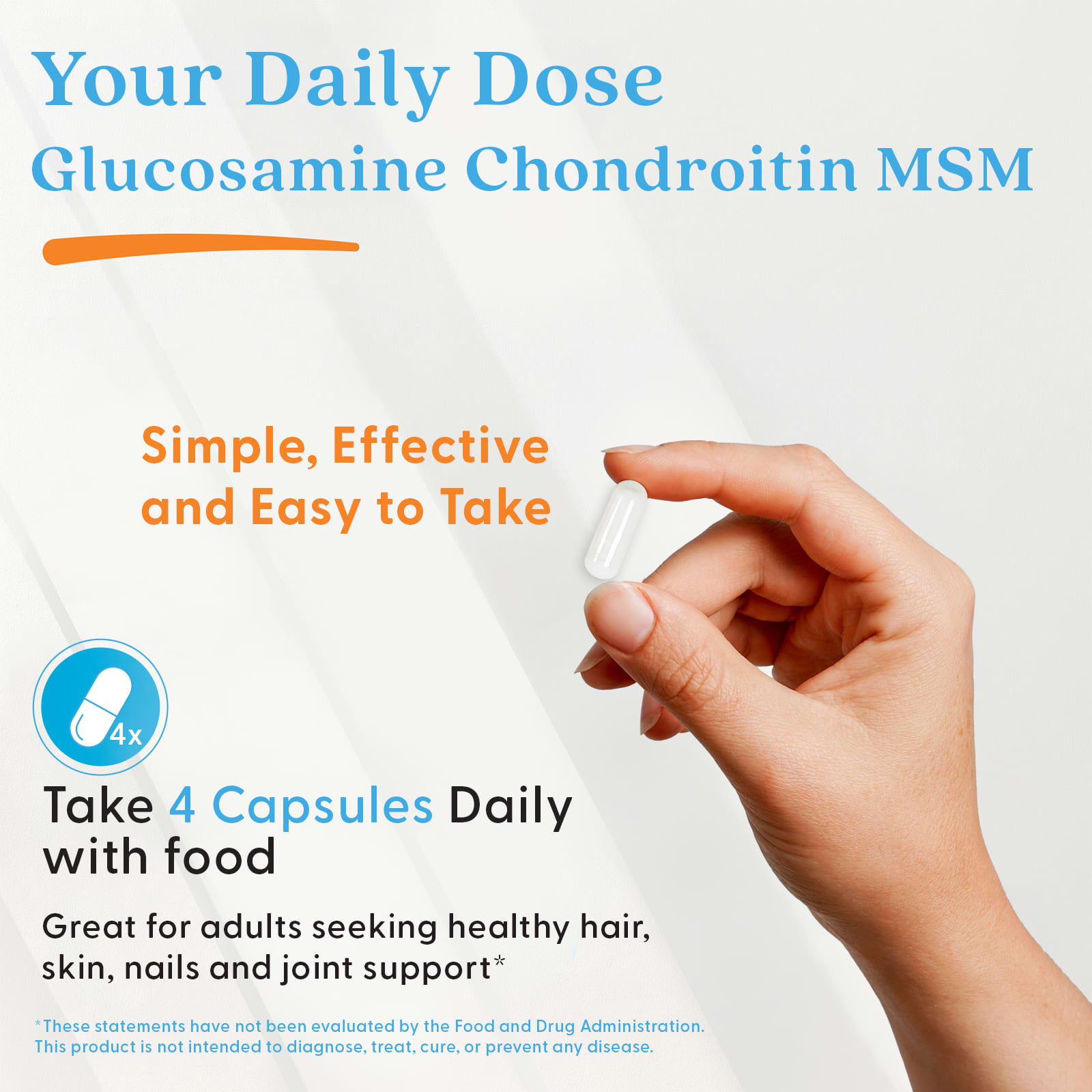 Doctor's Best Glucosamine Chondroitin MSM – 360 gélules végétales — étiquette 6