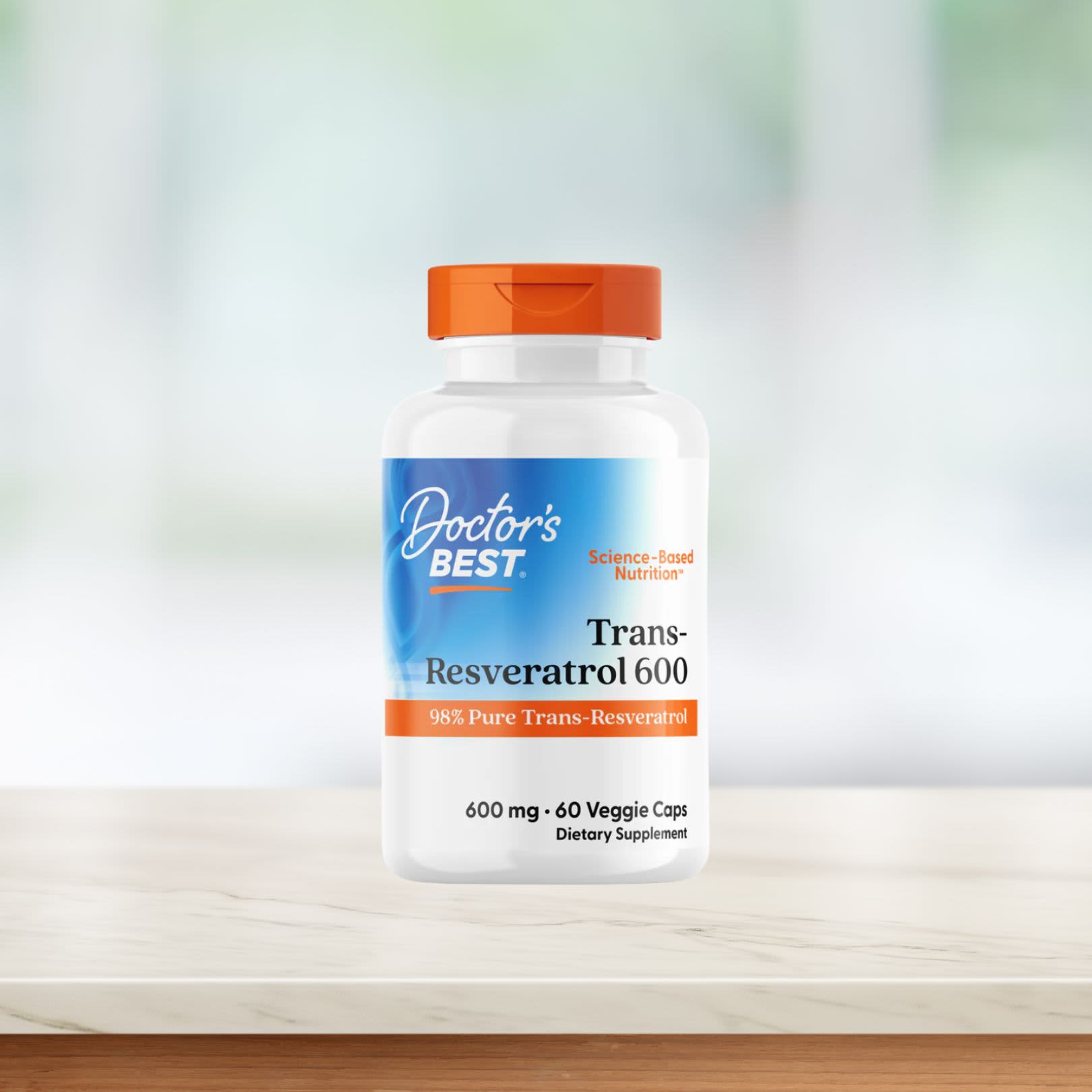 Doctor's Best Trans-Resveratrol 600 – 60 gélules végétales — étiquette 7