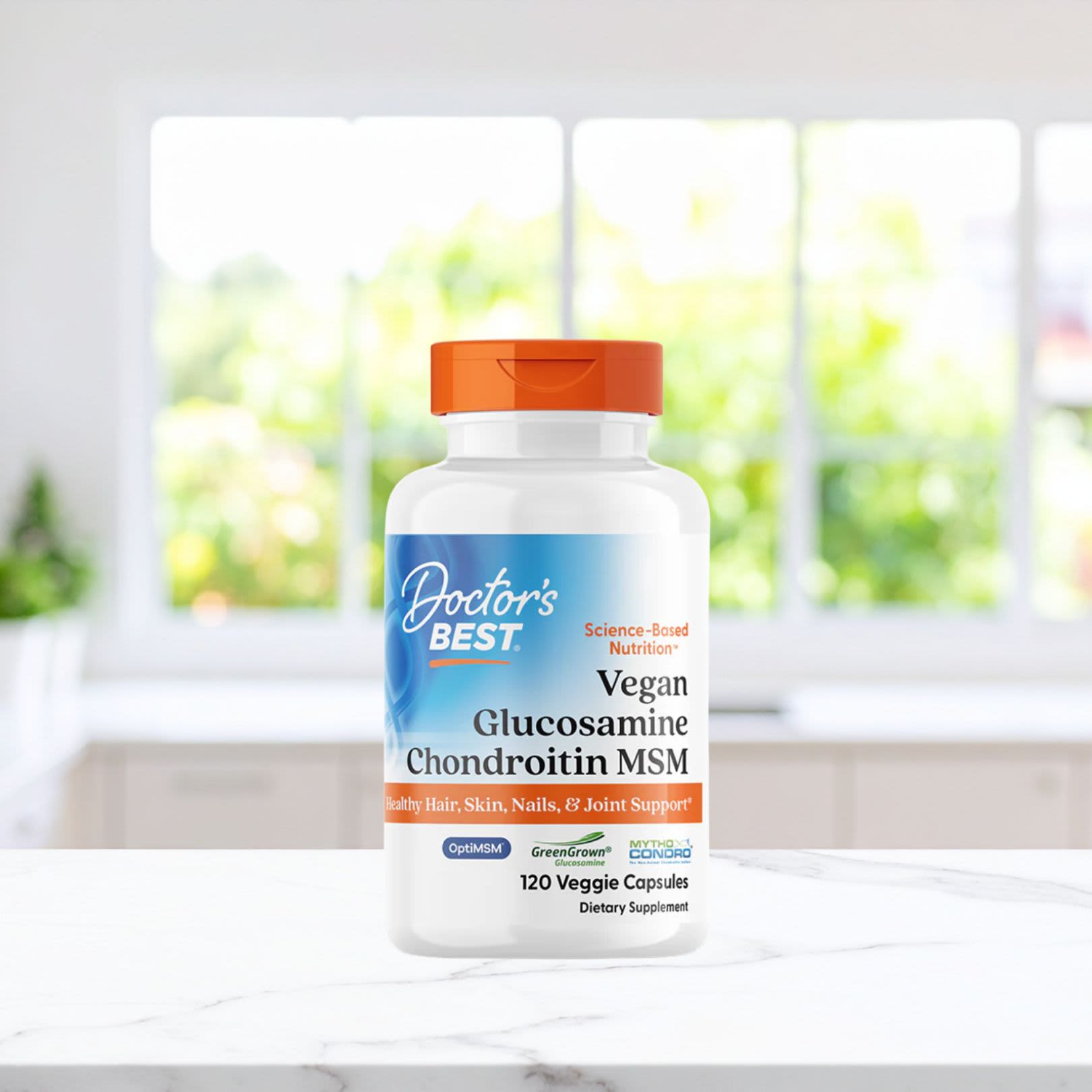 Doctor's Best Vegan Glucosamine Chondroitin MSM – 120 gélules végétales — étiquette 7