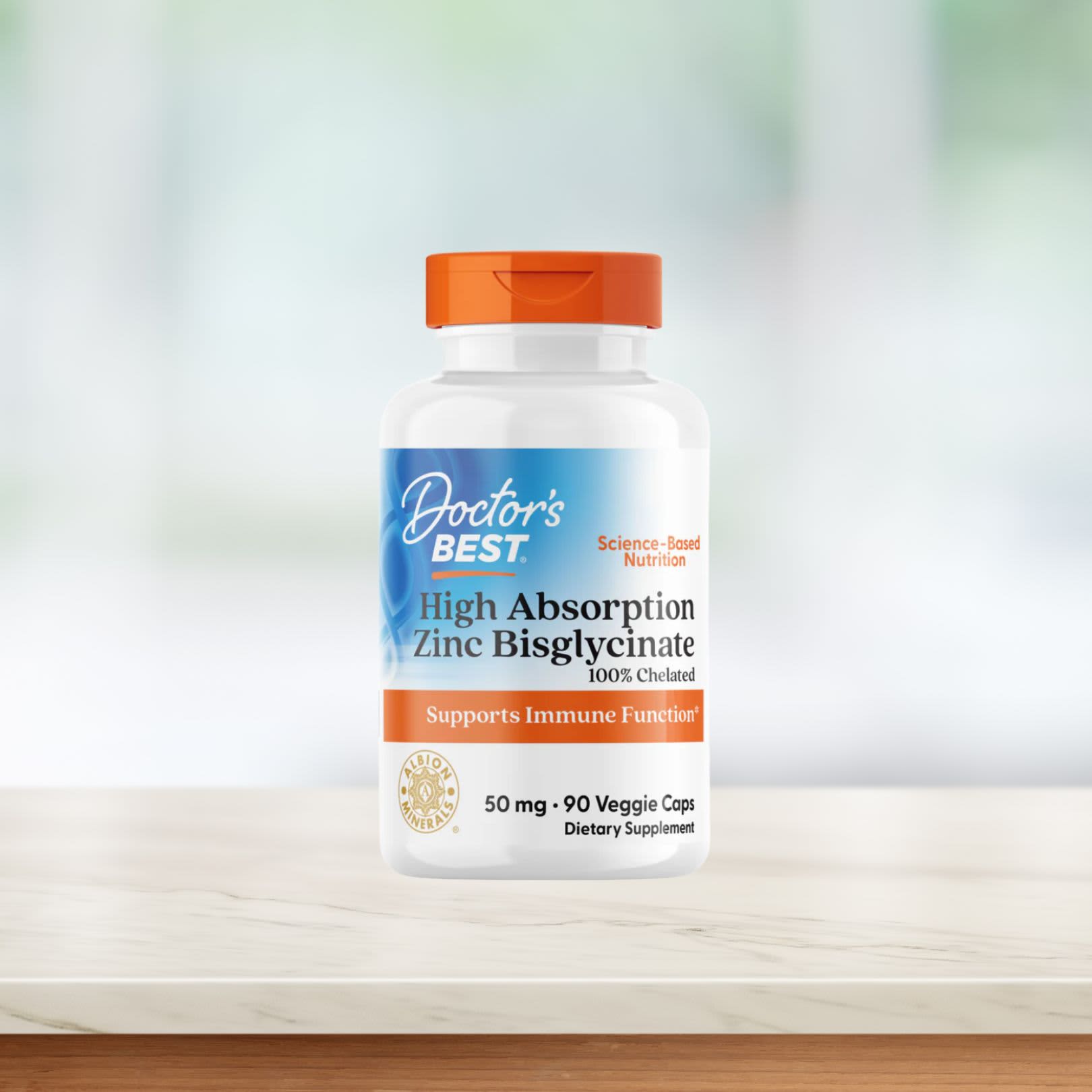 Doctor's Best High Absorption Zinc Bisglycinate – 90 gélules végétales — étiquette 7