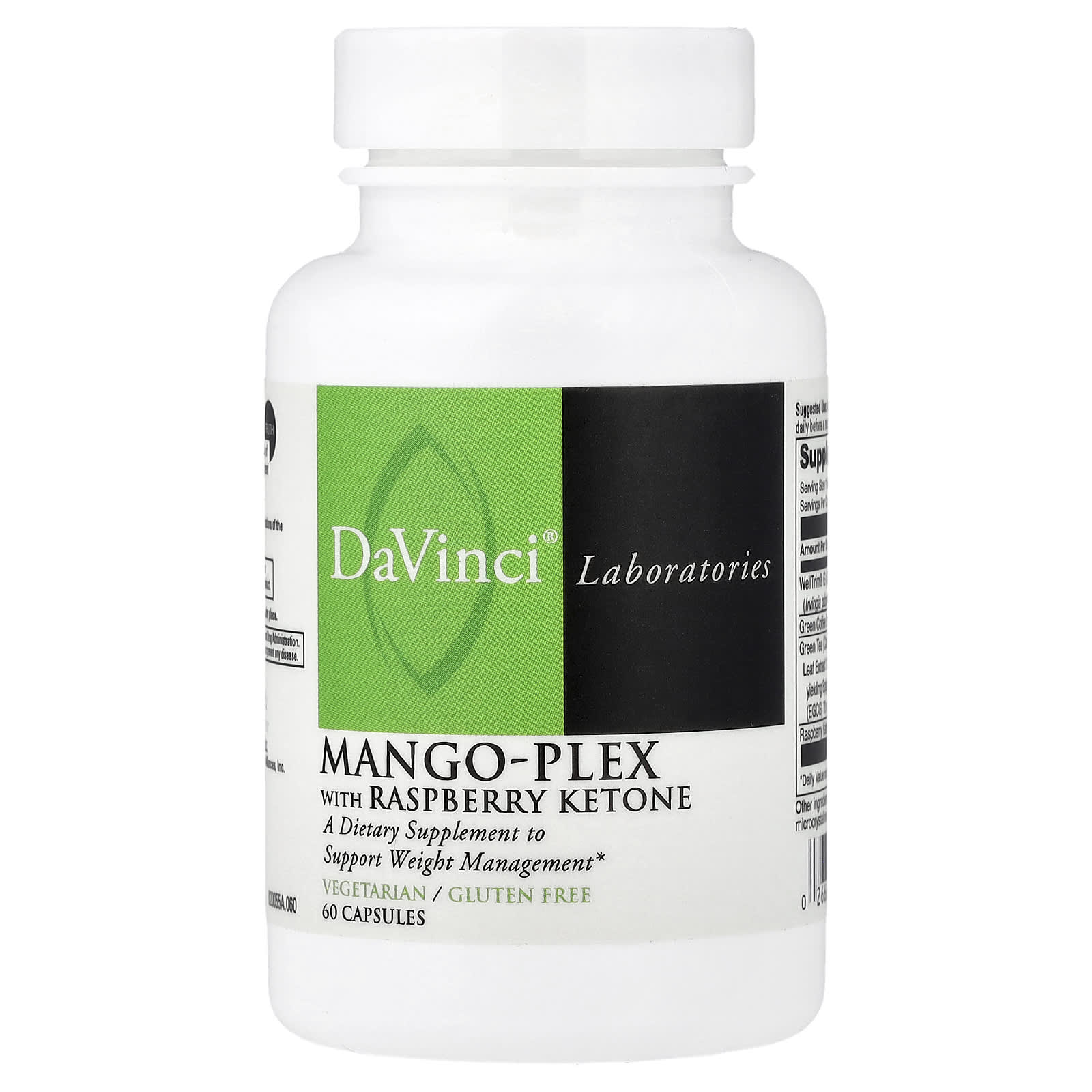 DaVinci Laboratories Mango-Plex with Raspberry Ketone – Mango-Plex with Raspberry Ketone – 60 gélules — Tunisie