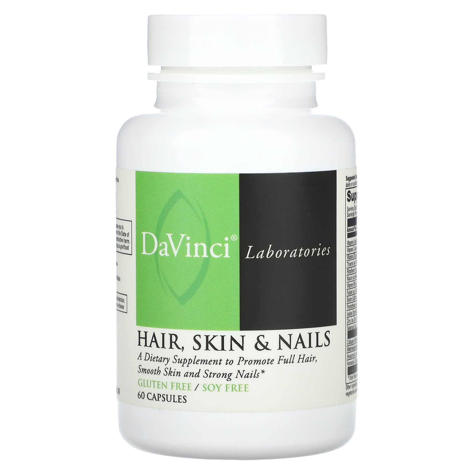 DaVinci Laboratories Hair, Skin & Nails – 60 gélules — Tunisie