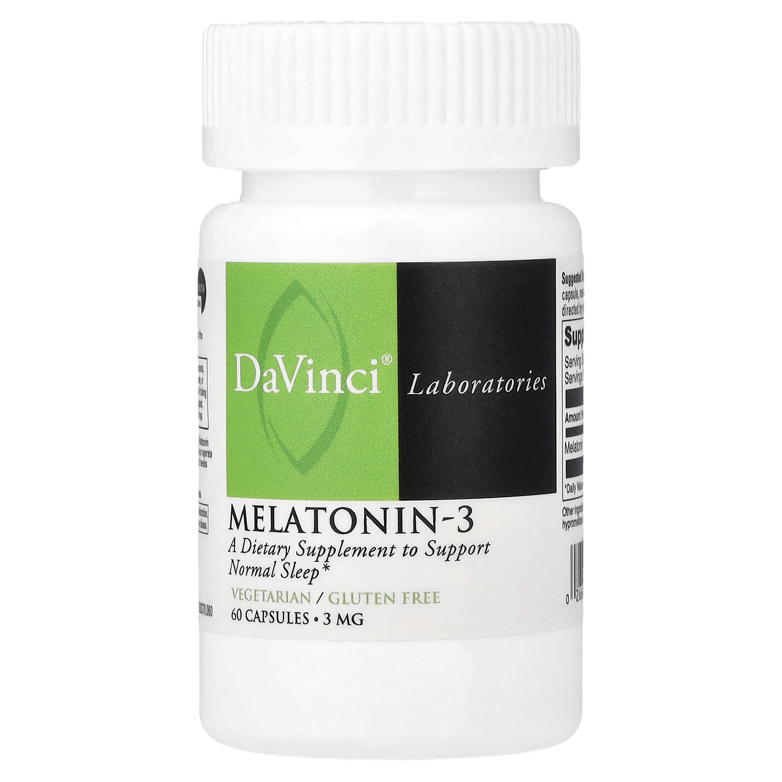 DaVinci Laboratories Melatonin-3 – 60 gélules — Tunisie