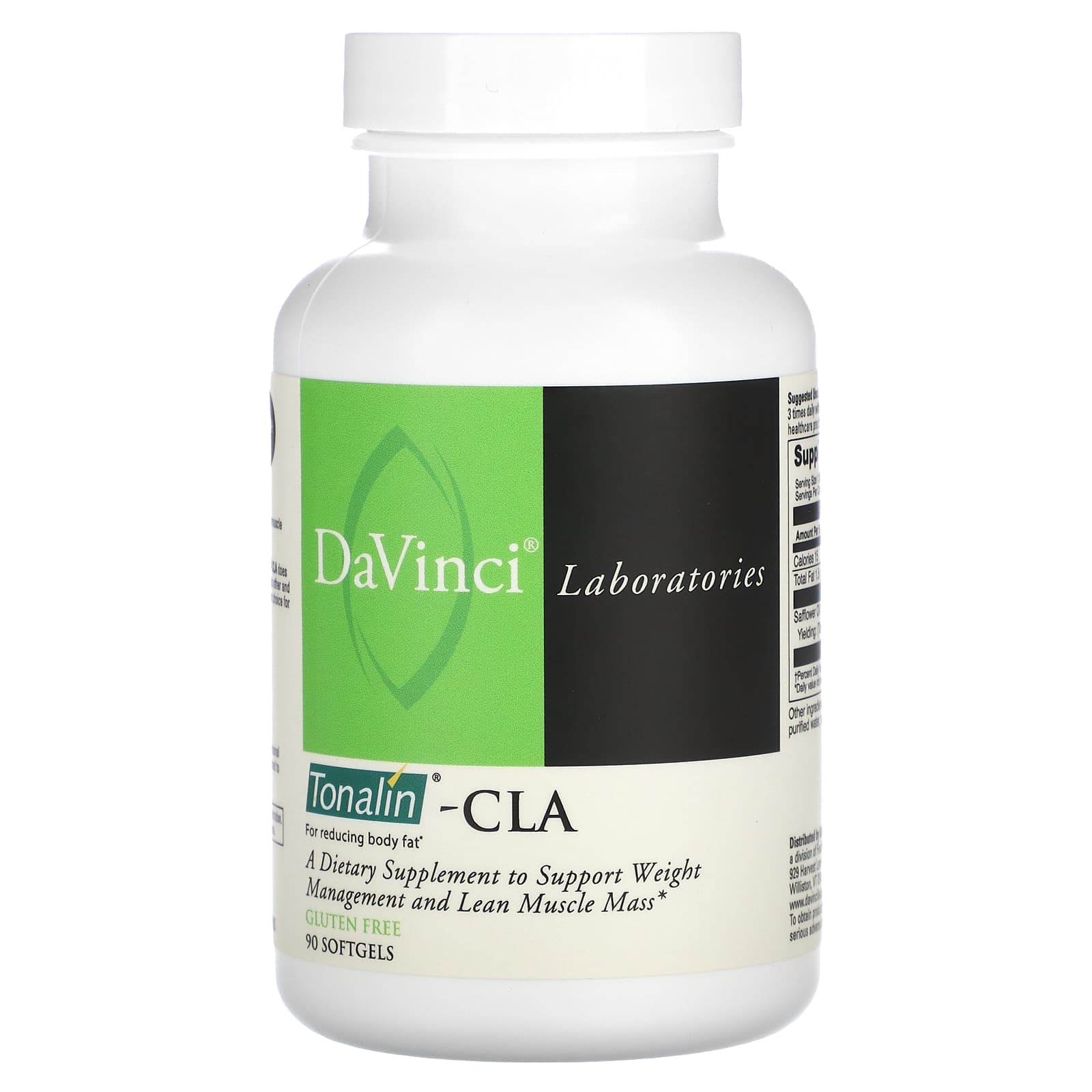 DaVinci Laboratories Tonalin - CLA – 90 capsules molles — Tunisie