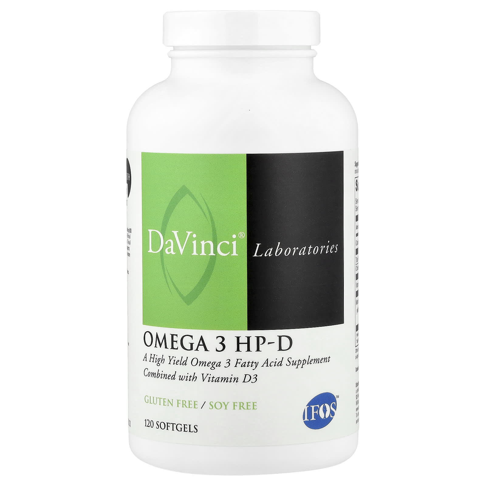 DaVinci Laboratories Omega 3 HP-D – 120 capsules molles — Tunisie