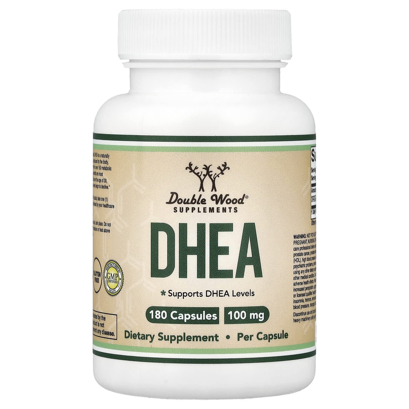 Double Wood Supplements DHEA – 180 gélules — Tunisie