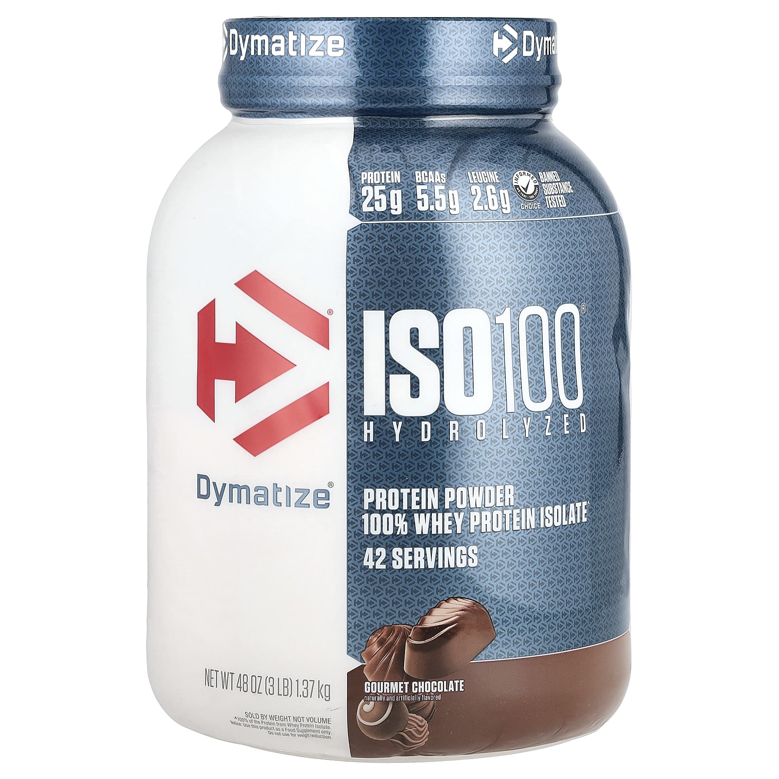 Dymatize ISO100 Hydrolyzed – Gourmet Chocolate – 1,37 kg — Tunisie