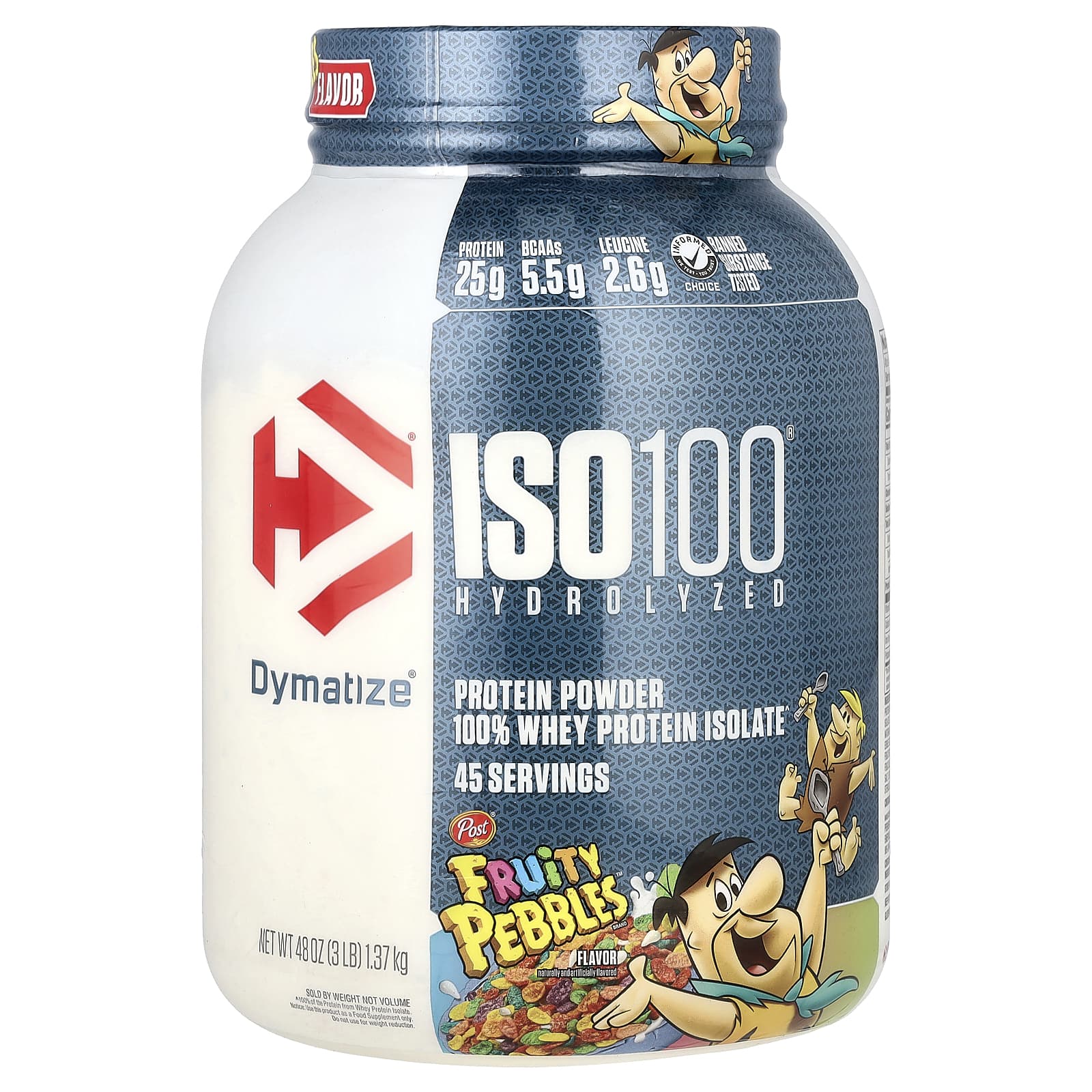 Dymatize ISO100 Hydrolyzed – Post Fruity Pebbles – 1,37 kg — Tunisie