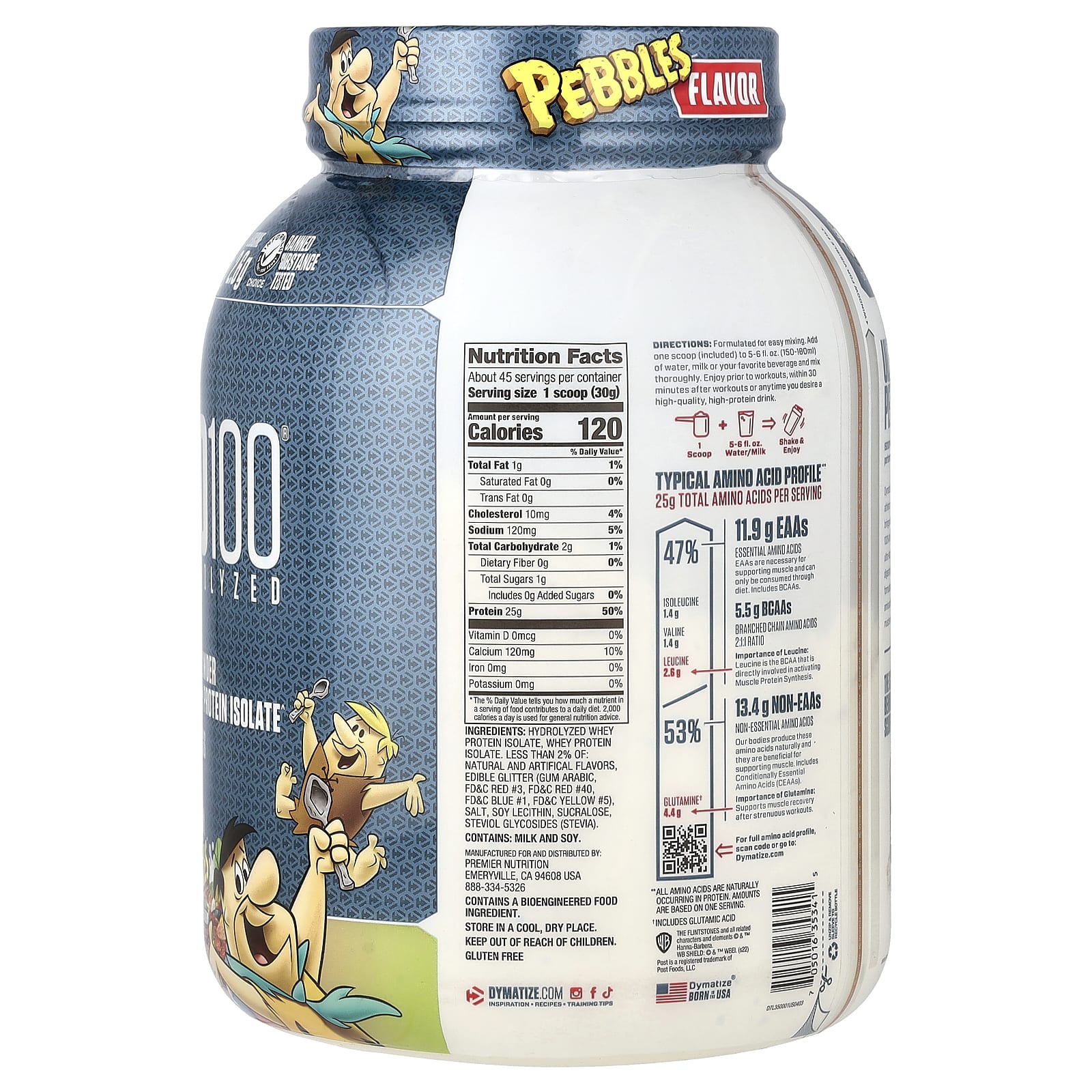 Dymatize ISO100 Hydrolyzed – Post Fruity Pebbles – 1,37 kg — photo 2 sur 2