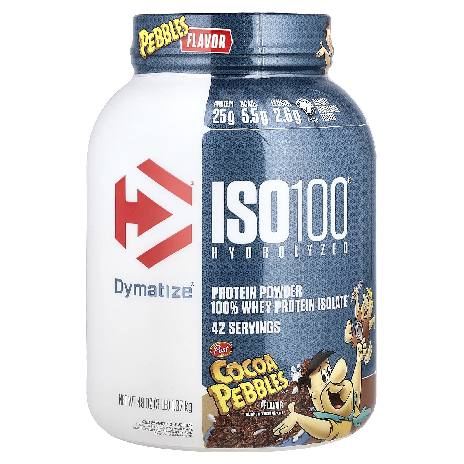 Dymatize ISO100 Hydrolyzed, Cocoa Pebbles – 1,37 kg — Tunisie