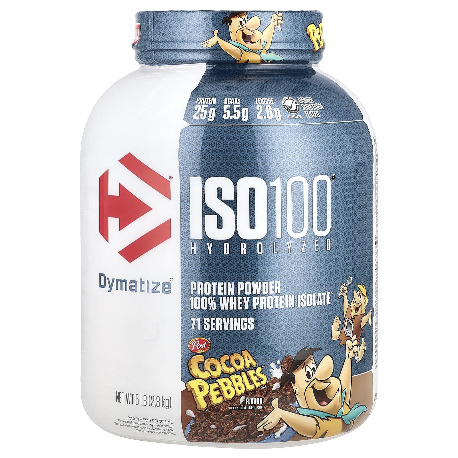 Dymatize ISO100 Hydrolyzed, Cocoa Pebbles – 2,3 kg — Tunisie