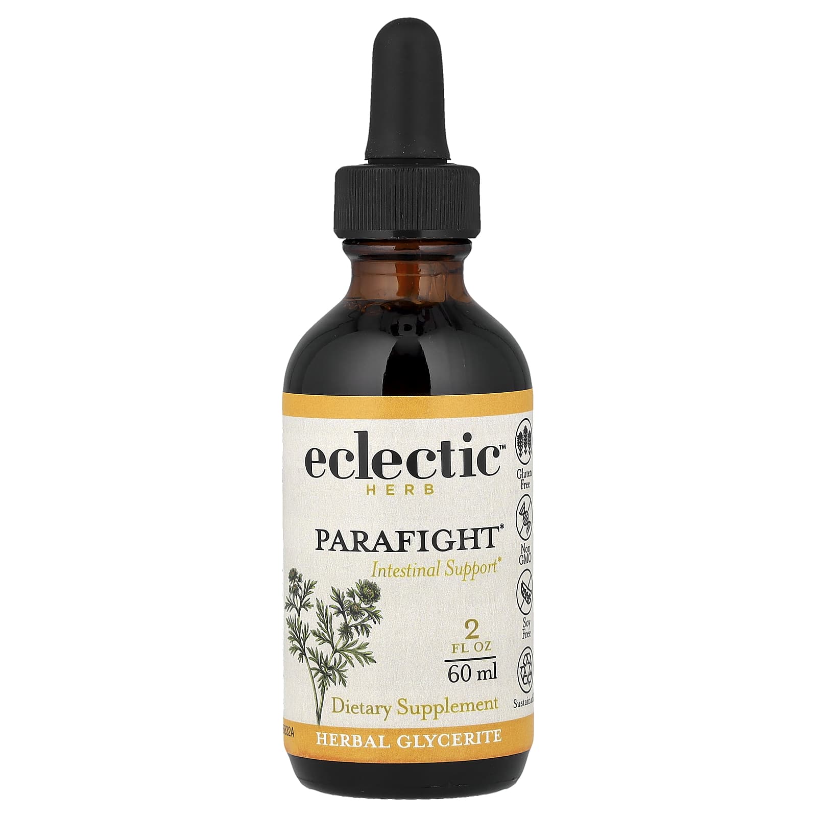 Eclectic Herb ParaFight, Intestinal Support – 60 ml — Tunisie