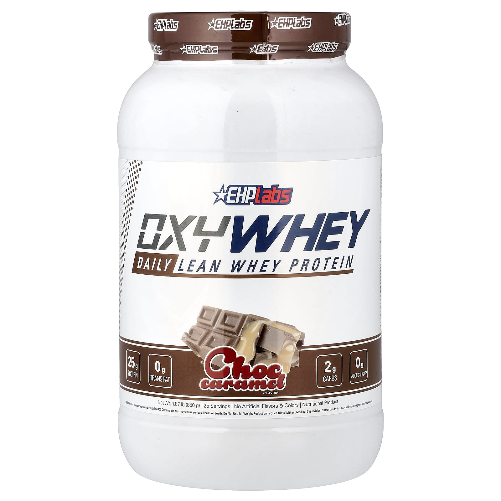 EHPlabs OxyWhey, Daily Lean Whey Protein – Choc Caramel – 850 g — Tunisie