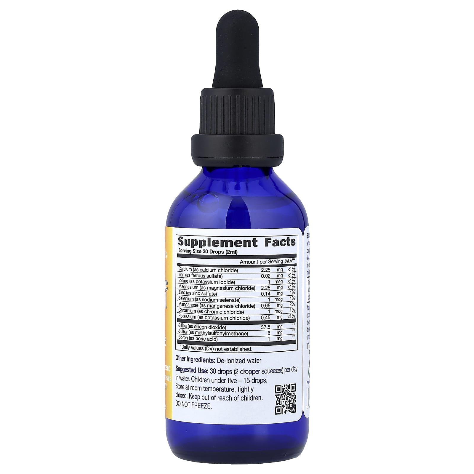 Eidon Ionic Minerals Multiple Mineral, Liquid Concentrate – 60 ml — photo 2 sur 2