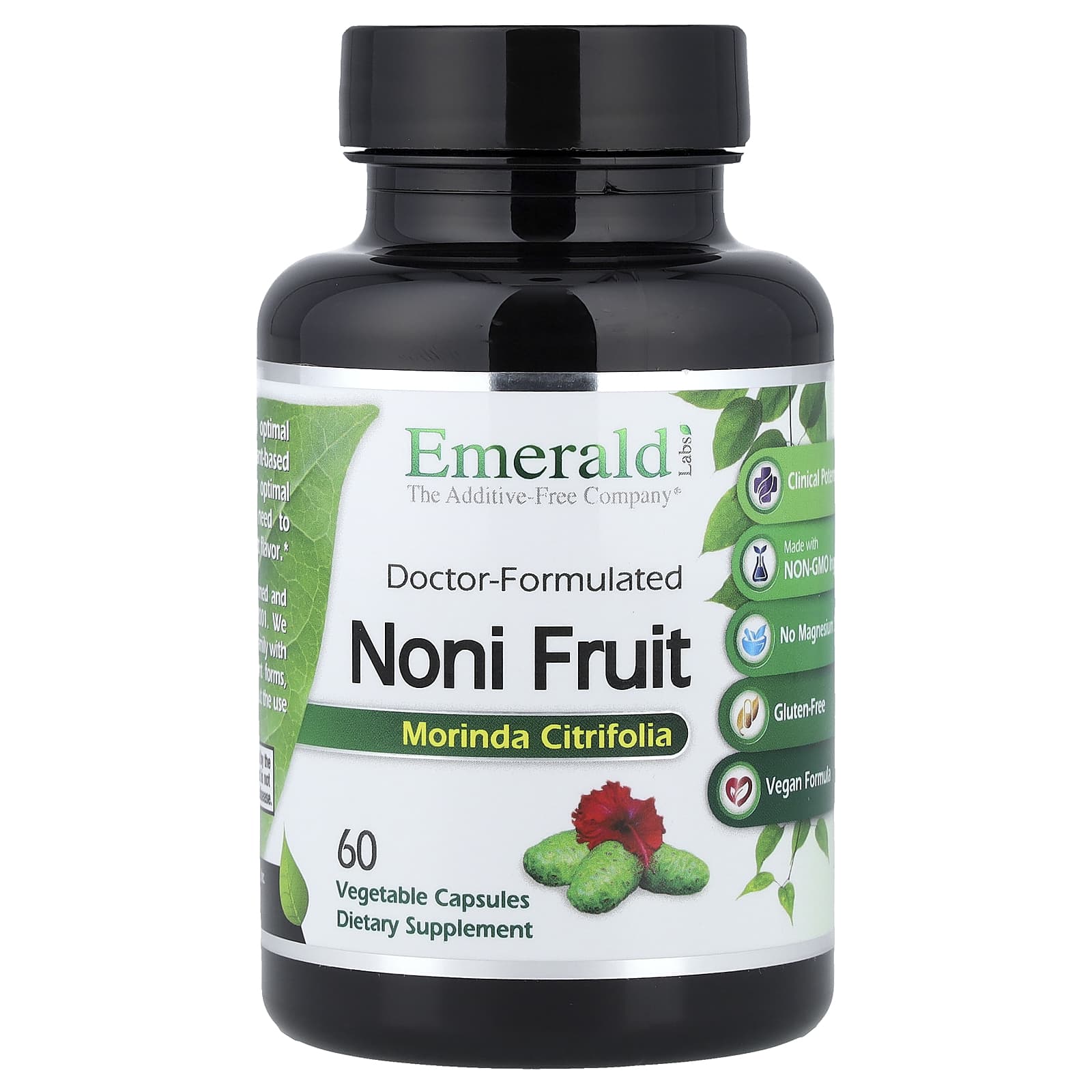 Emerald Laboratories Noni Fruit, 60 Vegetable Capsules (500 mg per Capsule) – Noni Fruit — Tunisie