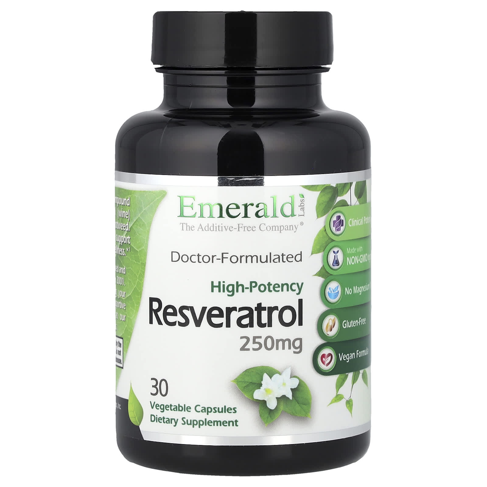 Emerald Laboratories Resveratrol – 250 mg — Tunisie