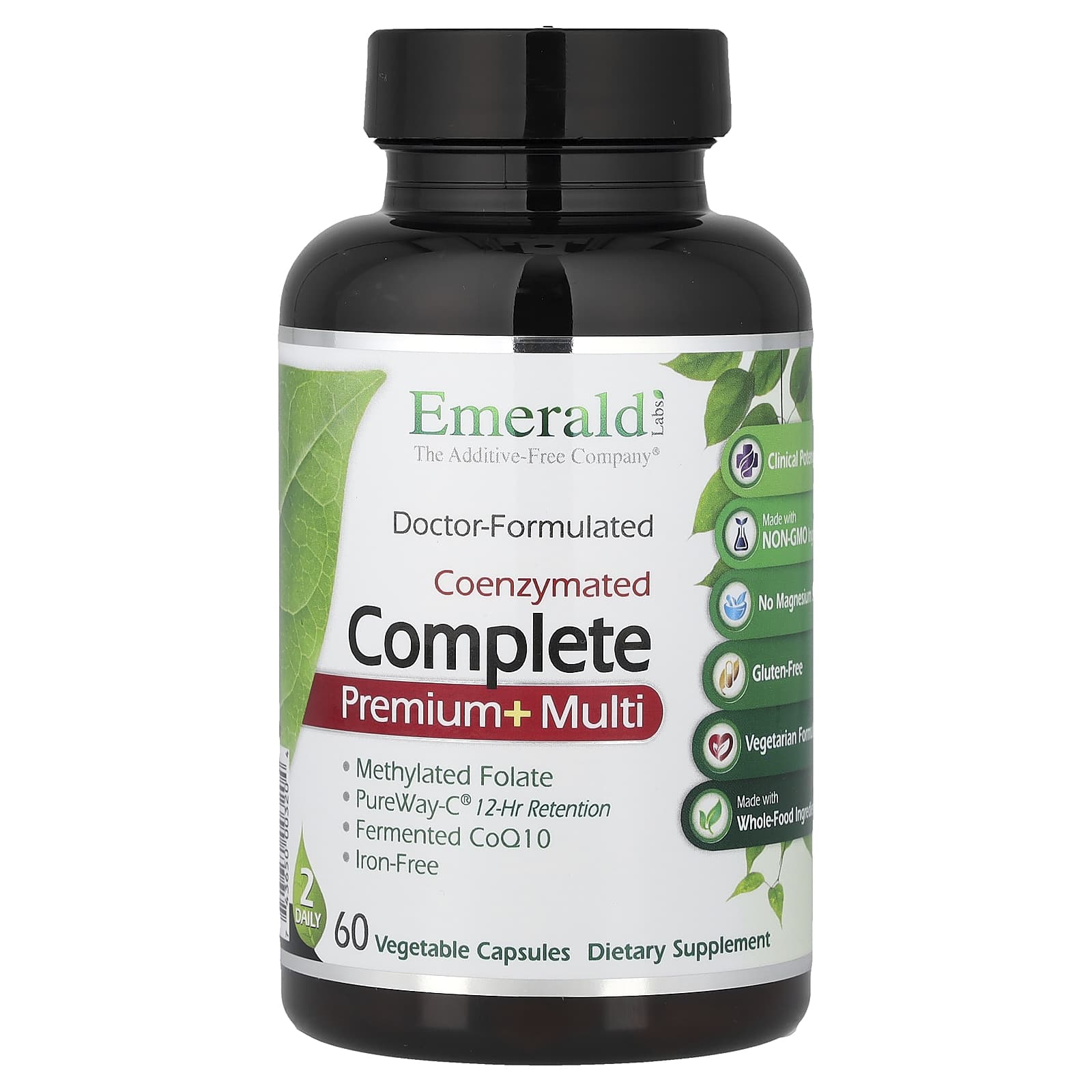 Emerald Laboratories Complete Premium+ Multi, 60 Vegetable Caps — Tunisie