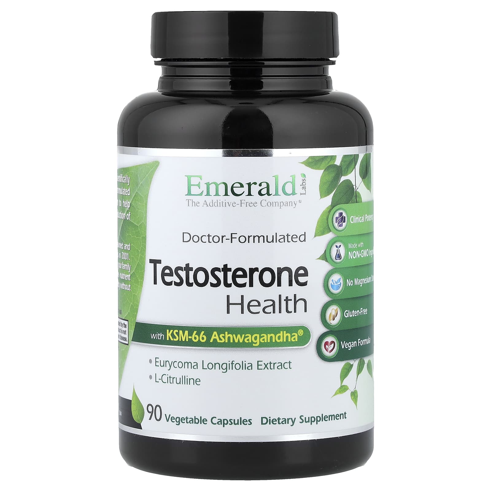 Emerald Laboratories Testosterone Health, 90 Vegetable Capsules — Tunisie