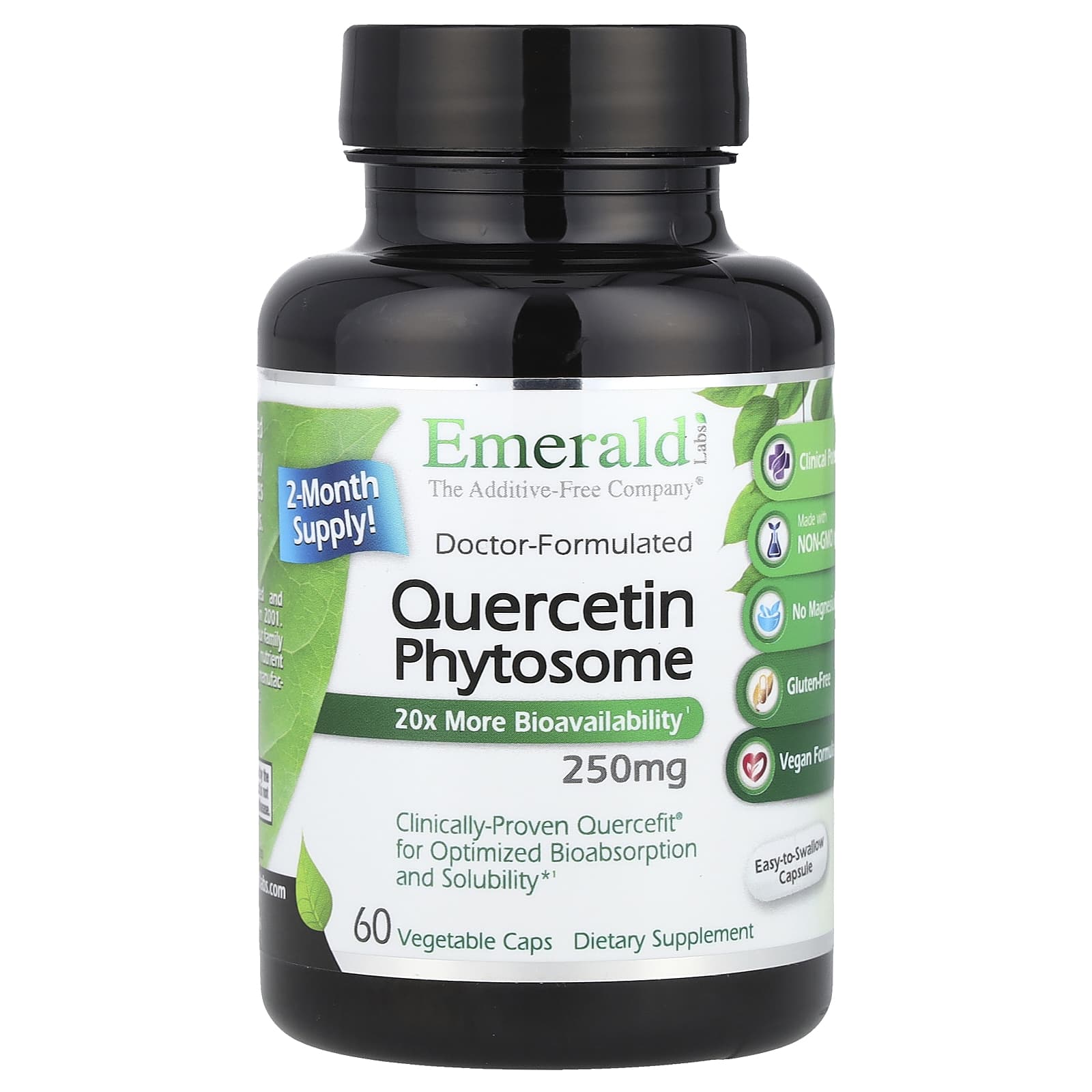 Emerald Laboratories Quercetin Phytosome – 250 mg — Tunisie