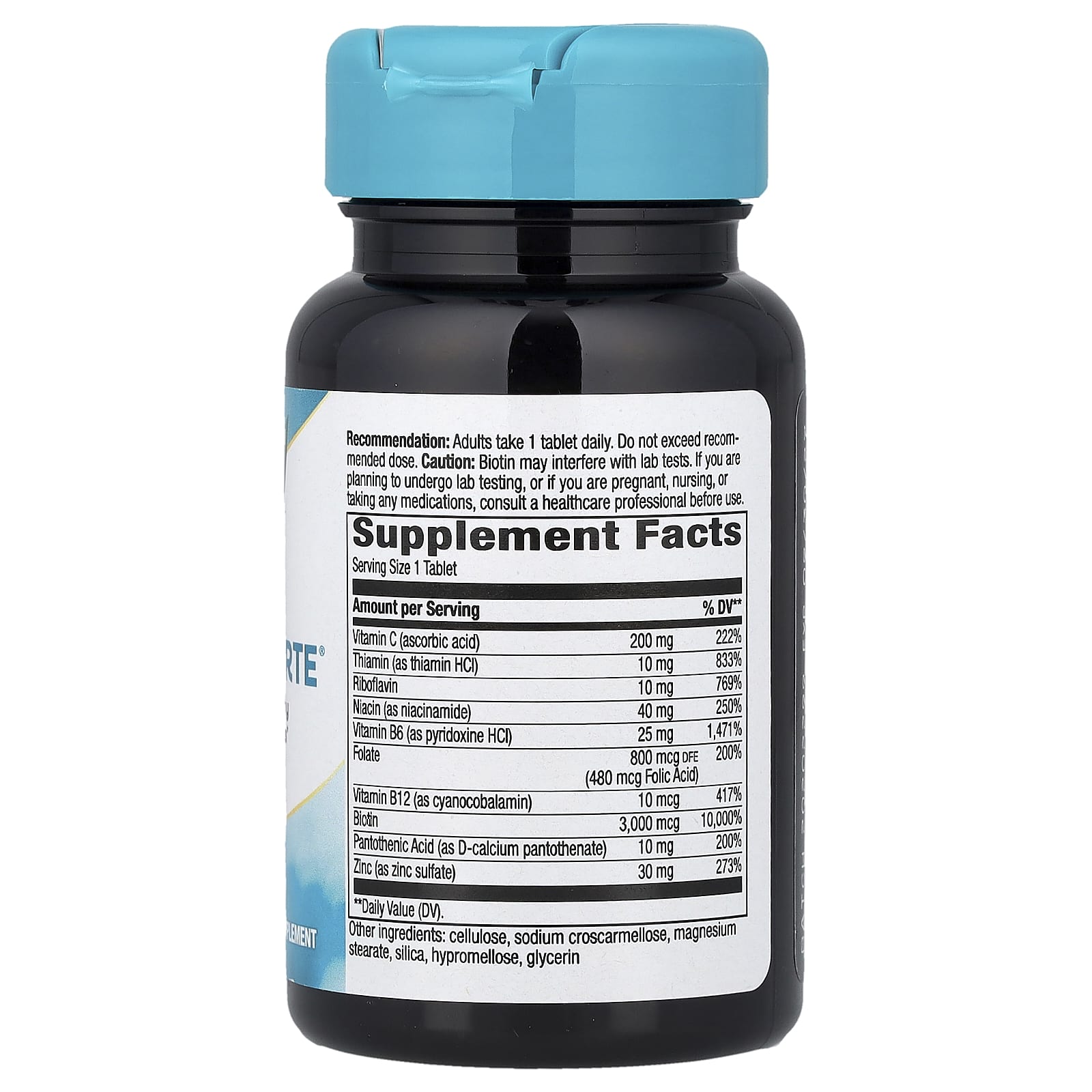 Nature's Way Biotin Forte with Zinc – 60 comprimés — photo 2 sur 2