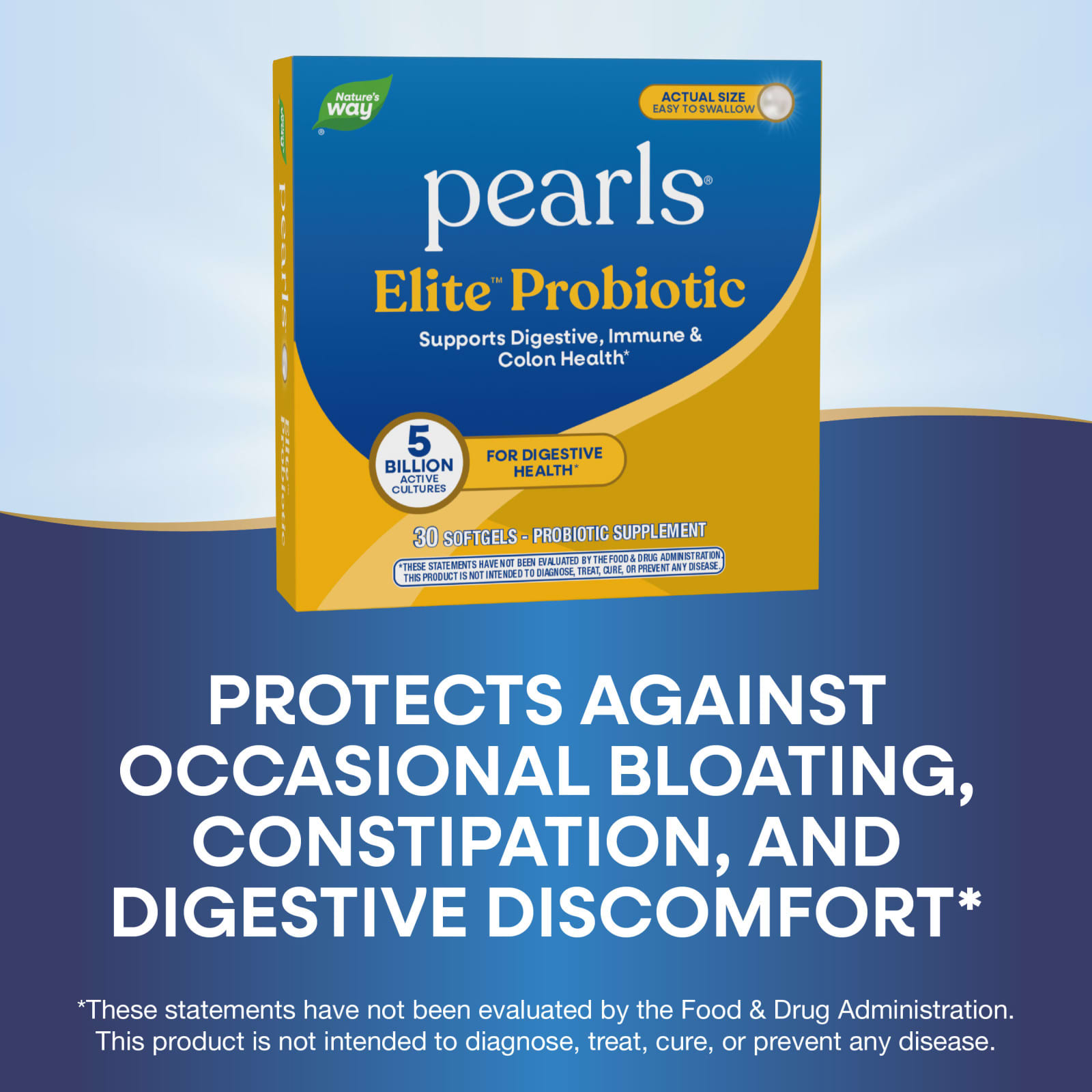 Nature's Way Pearls Elite Probiotic – 30 capsules molles — étiquette 4