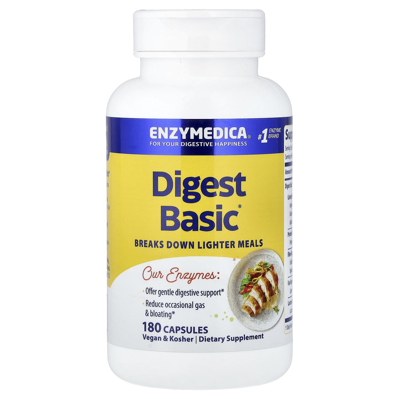 Enzymedica Digest Basic – 180 gélules — Tunisie