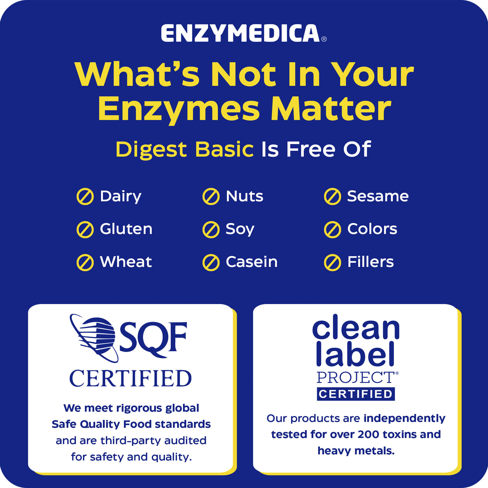 Enzymedica Digest Basic – 30 gélules — étiquette 5