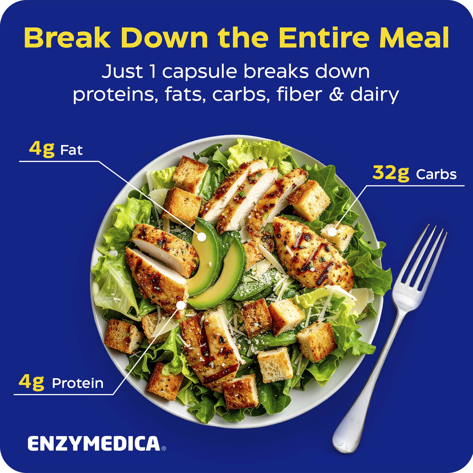 Enzymedica Digest Basic – 30 gélules — étiquette 6